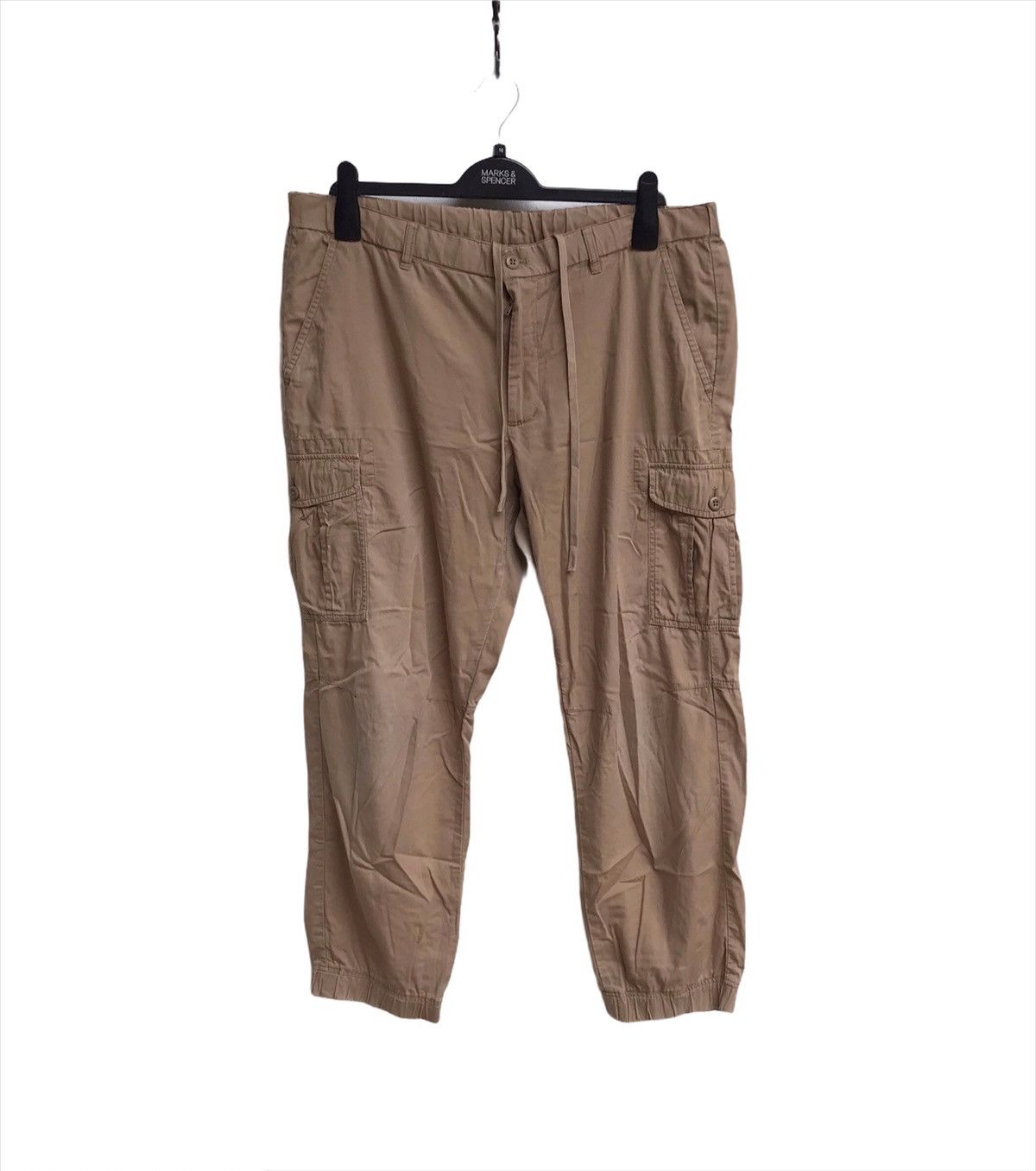 Japanese Brand × Uniqlo × Vintage 🔥Vintage Uniqlo Cargo Track Pants Size US 36 / EU 52 - 1 Thumbnail
