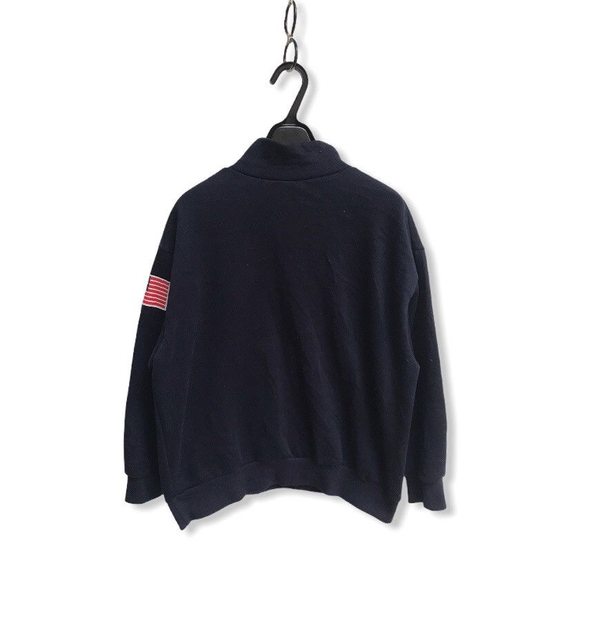 Vintage 🔥Usa Big Logo Zipper Neck Sweatshirts Size US M / EU 48-50 / 2 - 2 Thumbnail