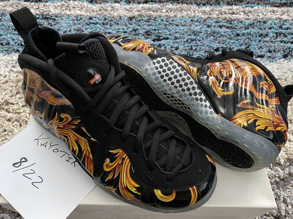 Supreme Supreme x Air Foamposite One SP Black Grailed