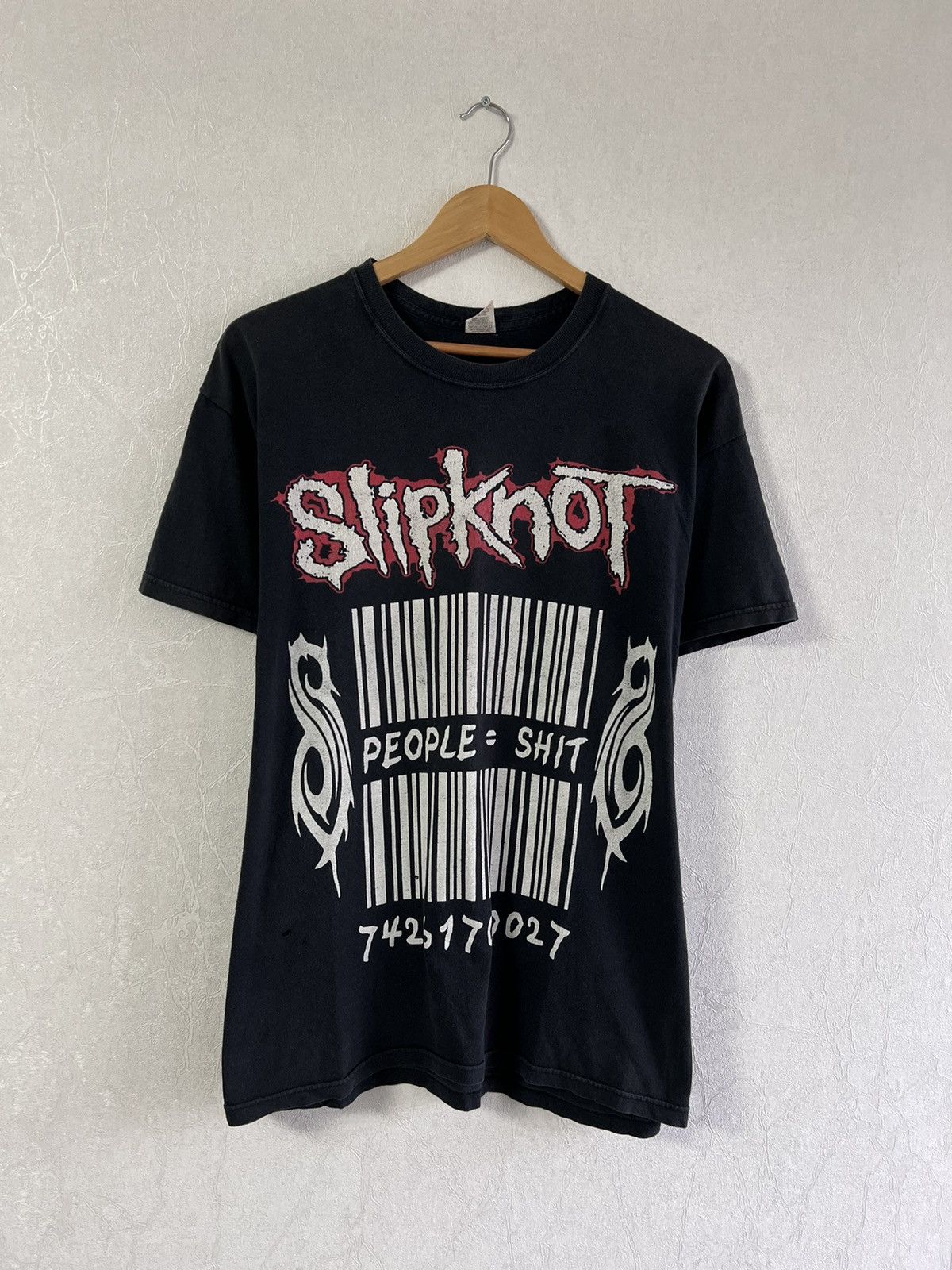 Band Tees × Rock Tees × Vintage Early 2000 Slipknot People = Shit 