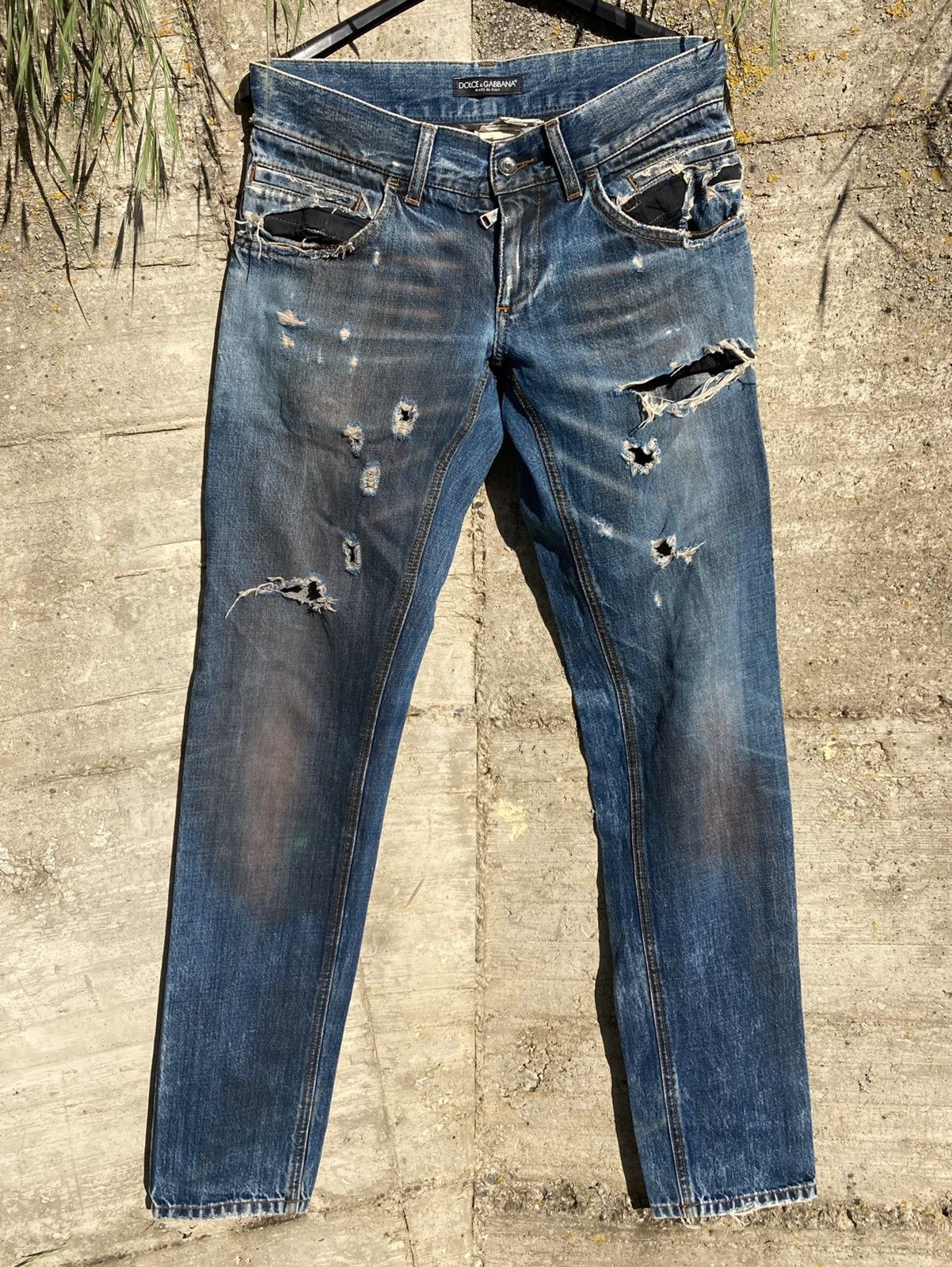 Dolce & Gabbana DIRTY DISTRESSED JEANS | Grailed