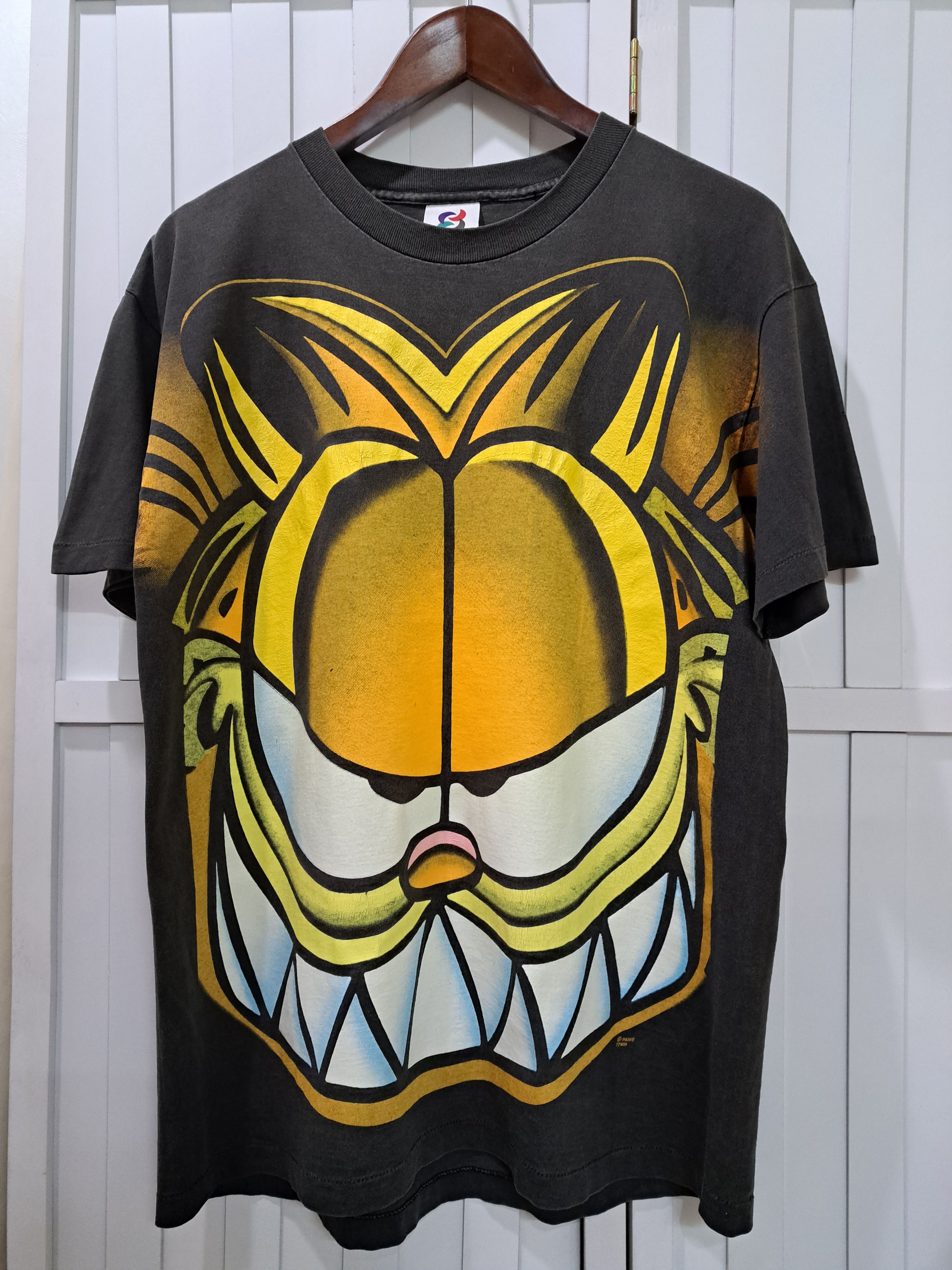 Vintage 90's Garfield Overprint Tee