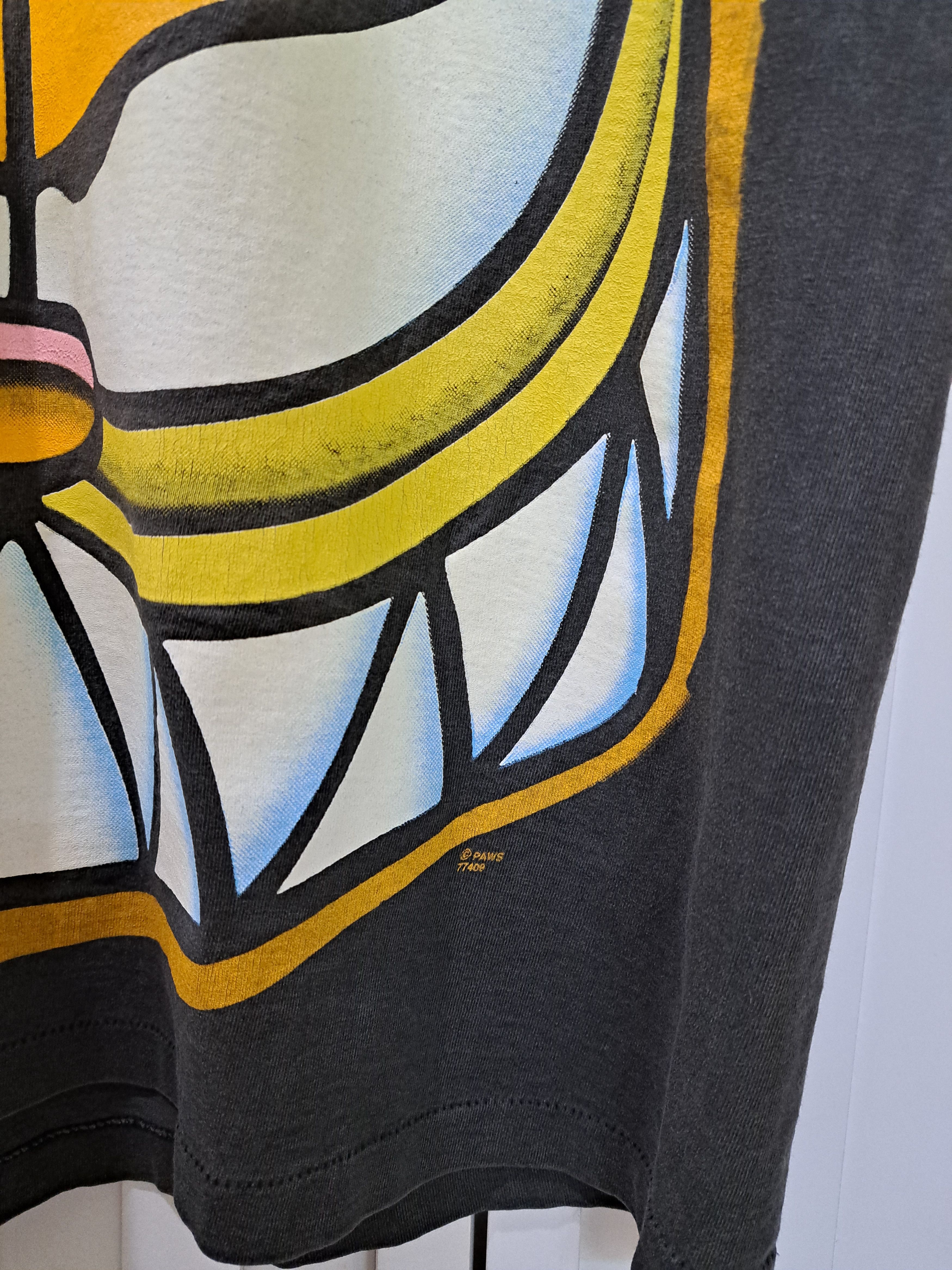 Vintage Vintage 90's Garfield Overprint Tee Size US L / EU 52-54 / 3 - 2 Thumbnail