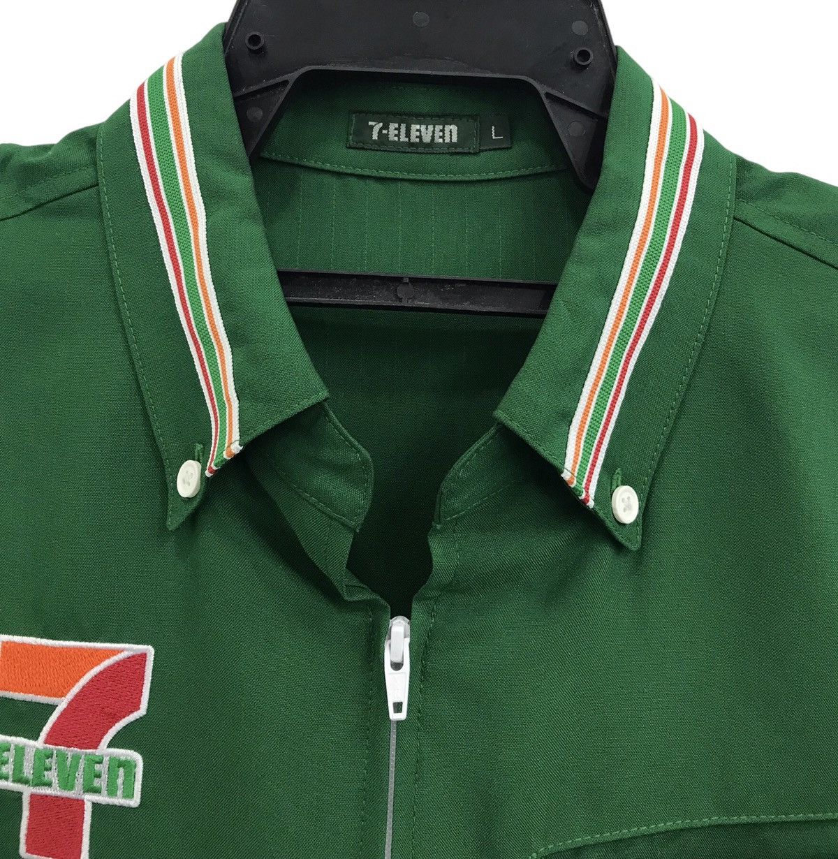 Japanese Brand 7 ELEVEN SHORT SLEEVE JACKET Size US L / EU 52-54 / 3 - 3 Thumbnail