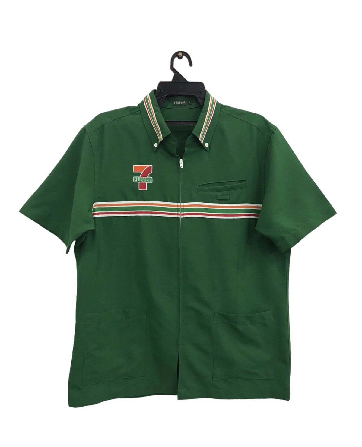 Japanese Brand 7 ELEVEN SHORT SLEEVE JACKET Size US L / EU 52-54 / 3 - 2 Thumbnail