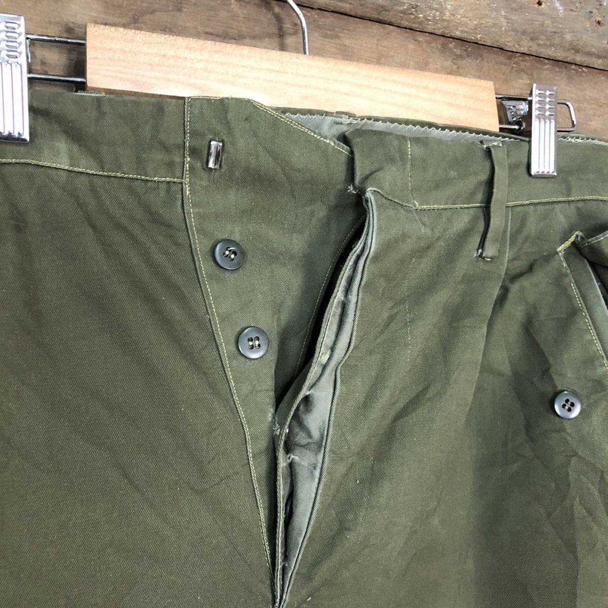 Japanese Brand × Vintage DL Japan vintage utility double knee Green Cargo Pants #6893 Size US 30 / EU 46 - 8 Thumbnail