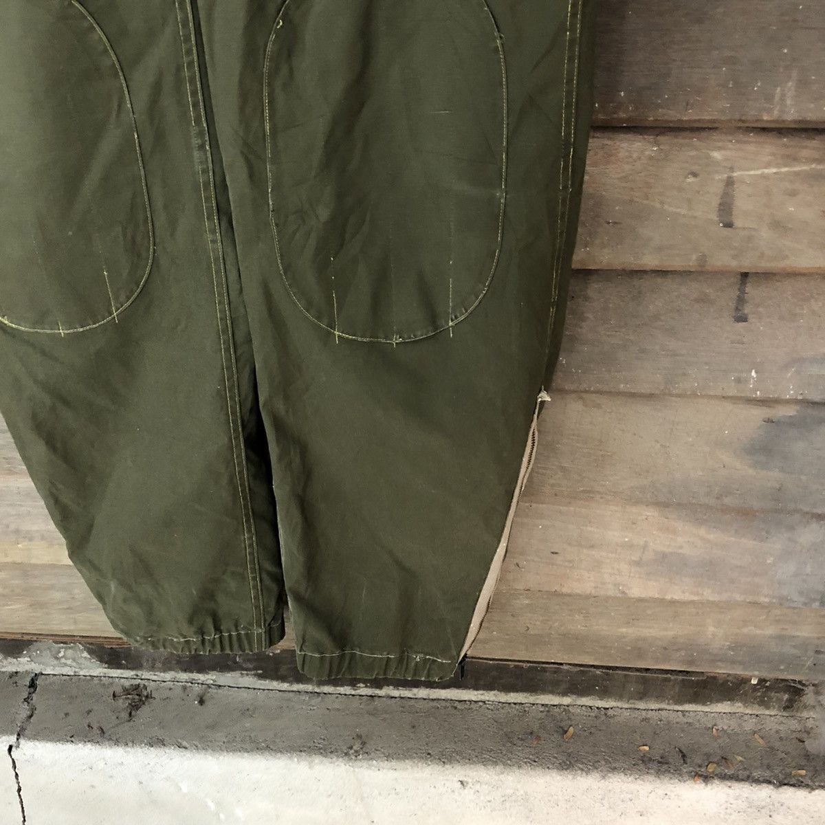 Japanese Brand × Vintage DL Japan vintage utility double knee Green Cargo Pants #6893 Size US 30 / EU 46 - 7 Thumbnail