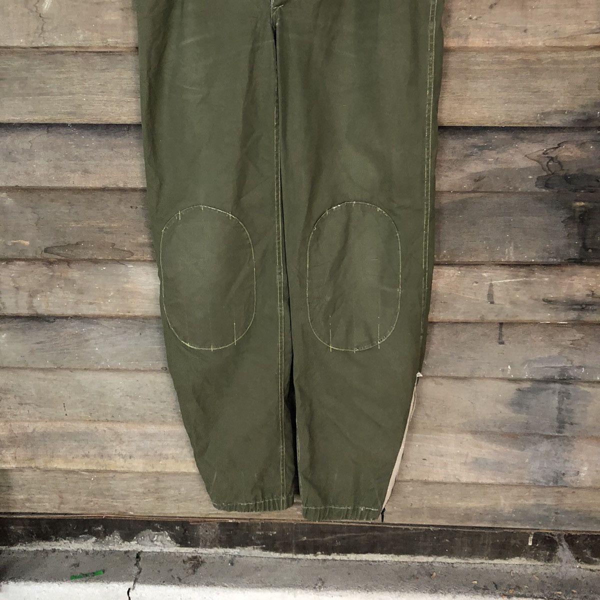 Japanese Brand × Vintage DL Japan vintage utility double knee Green Cargo Pants #6893 Size US 30 / EU 46 - 3 Thumbnail