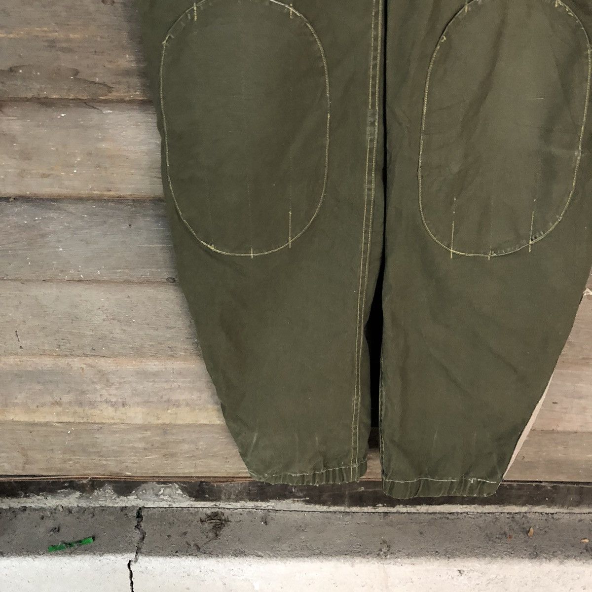 Japanese Brand × Vintage DL Japan vintage utility double knee Green Cargo Pants #6893 Size US 30 / EU 46 - 6 Thumbnail