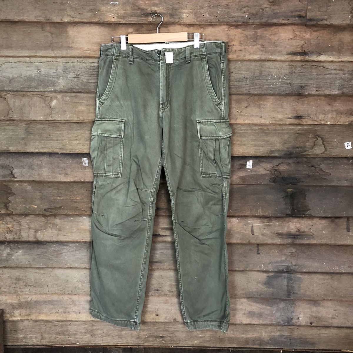 Uniqlo faded multipocket japan utility Cargo Pants #4570