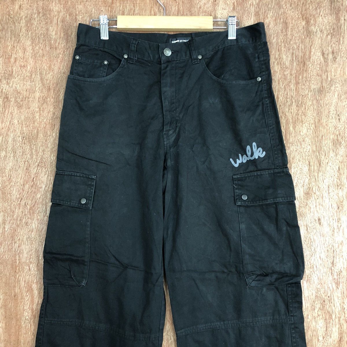 Comme Ca Ism DL Comme Ca Walk black tactical Cargo Pants #1476 Size US 31 - 2 Thumbnail