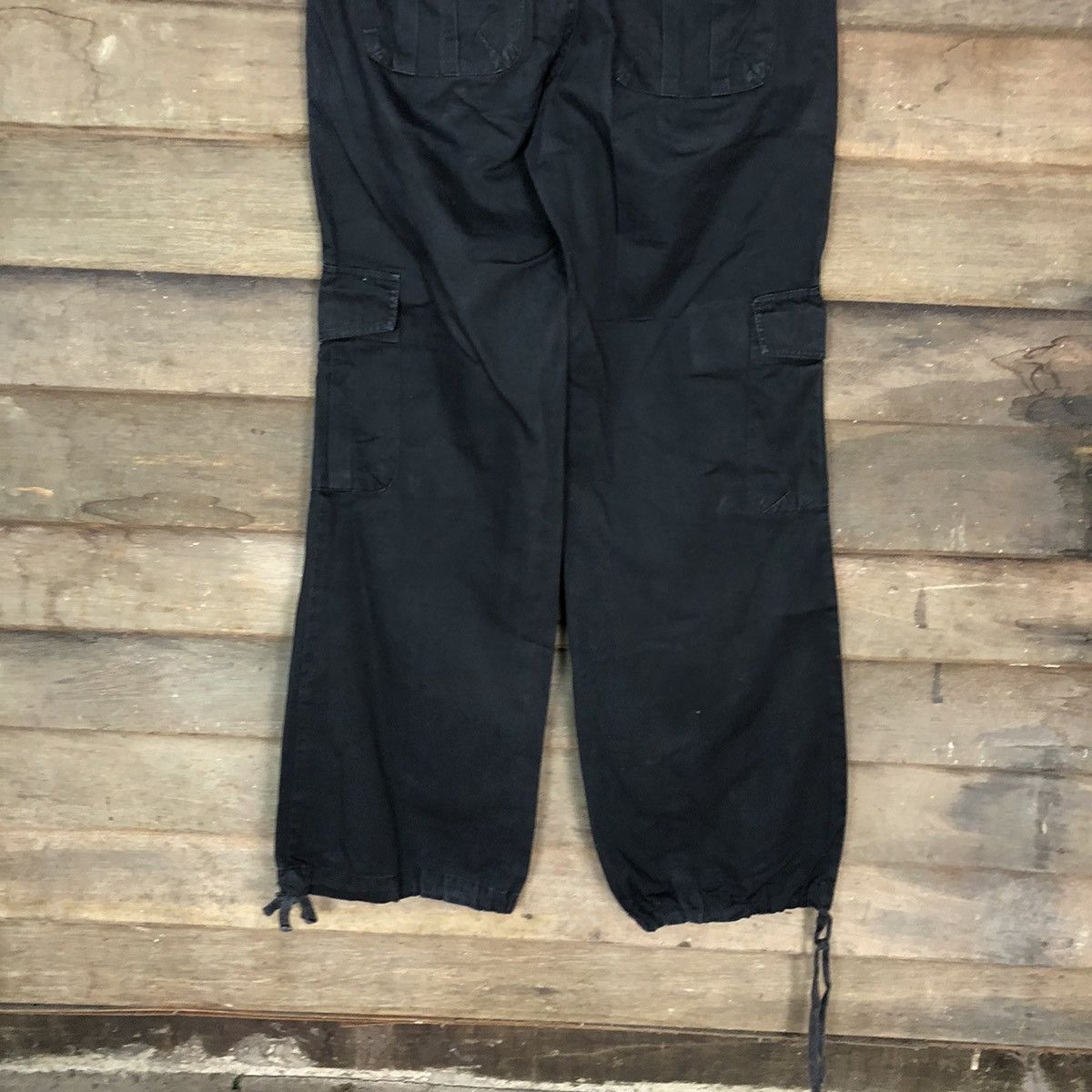 Japanese Brand DL Inter Crew Black utility streetwear Cargo Pants #3405 Size US 26 / EU 42 - 13 Thumbnail