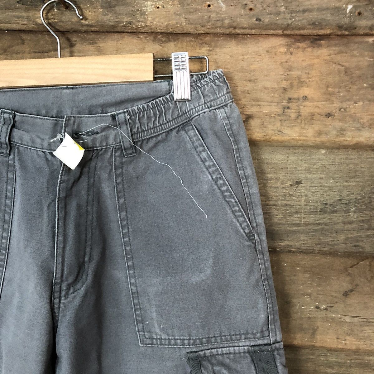 Faded Glory × Japanese Brand Meteor Girl Grey multipocket tactical Cargo Pants #4456 Size 26" / US 2 / IT 38 - 5 Thumbnail
