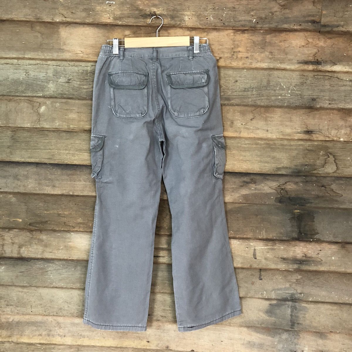 Faded Glory × Japanese Brand Meteor Girl Grey multipocket tactical Cargo Pants #4456 Size 26" / US 2 / IT 38 - 11 Thumbnail