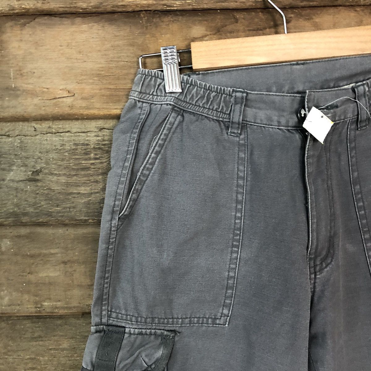Faded Glory × Japanese Brand Meteor Girl Grey multipocket tactical Cargo Pants #4456 Size 26" / US 2 / IT 38 - 4 Thumbnail