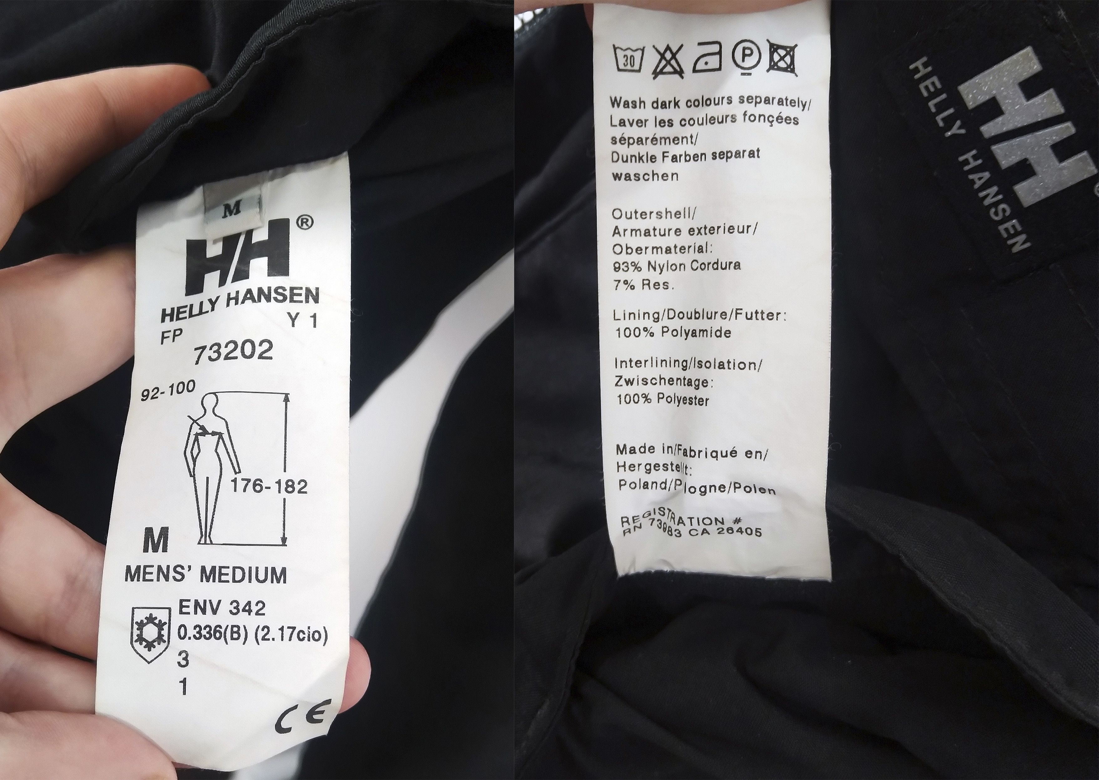 Helly Hansen Helly Hansen reversible men's black military style jacket HH Size US L / EU 52-54 / 3 - 10 Thumbnail