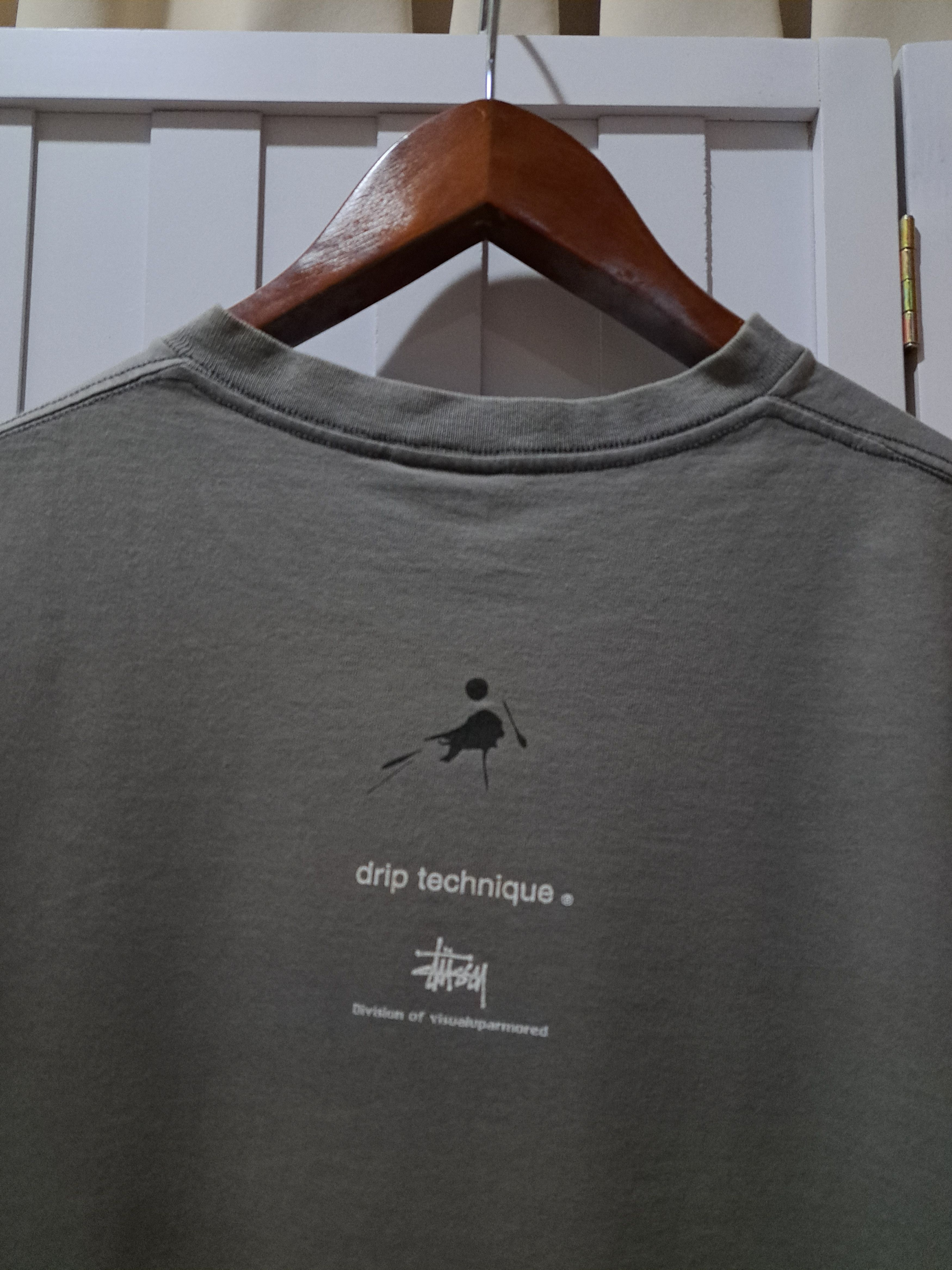 Stussy Vintage Stussy X Wtaps 'Drip Technique' T-Shirt Size US M / EU 48-50 / 2 - 4 Thumbnail