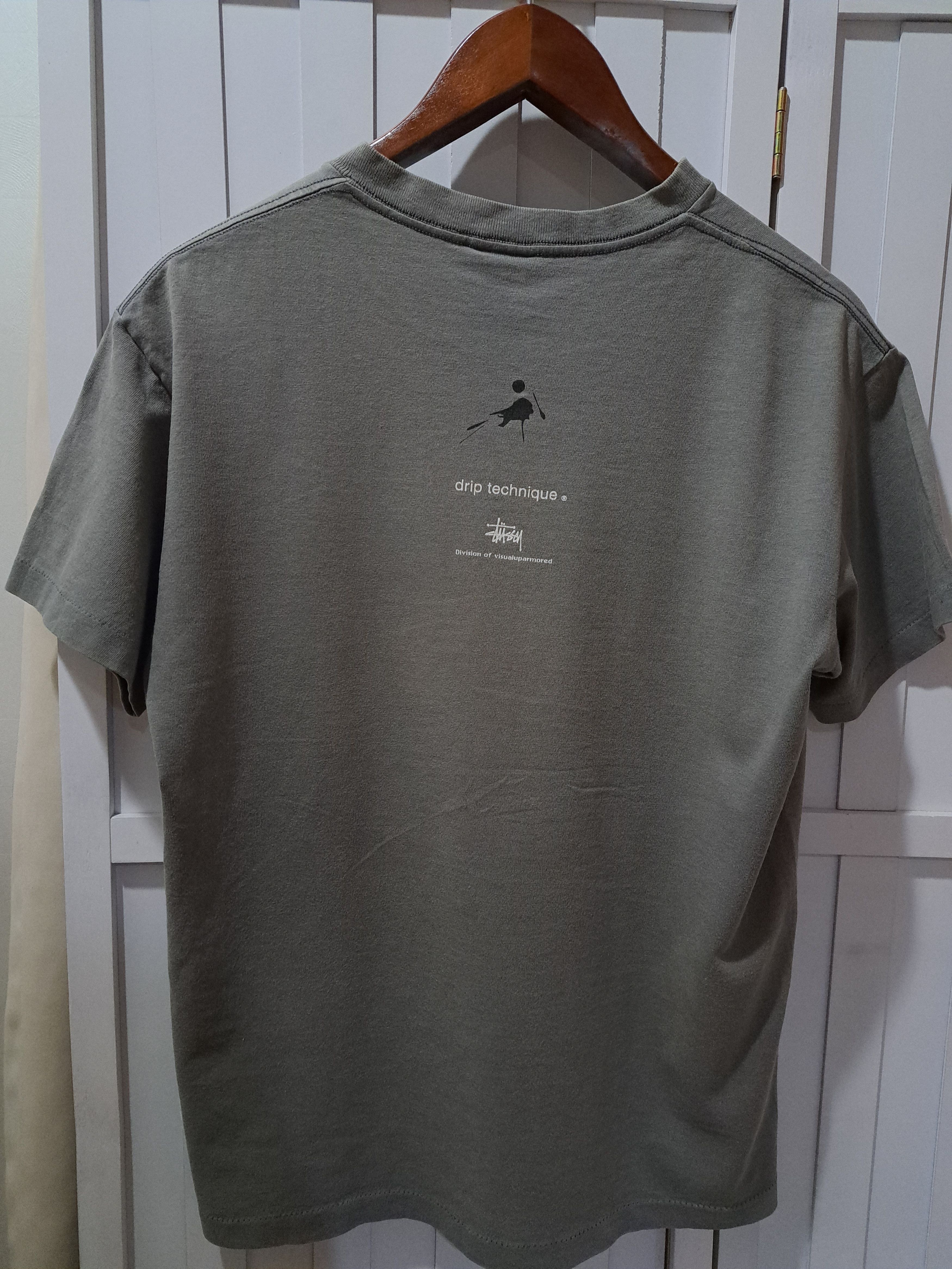 Stussy Vintage Stussy X Wtaps 'Drip Technique' T-Shirt Size US M / EU 48-50 / 2 - 3 Thumbnail