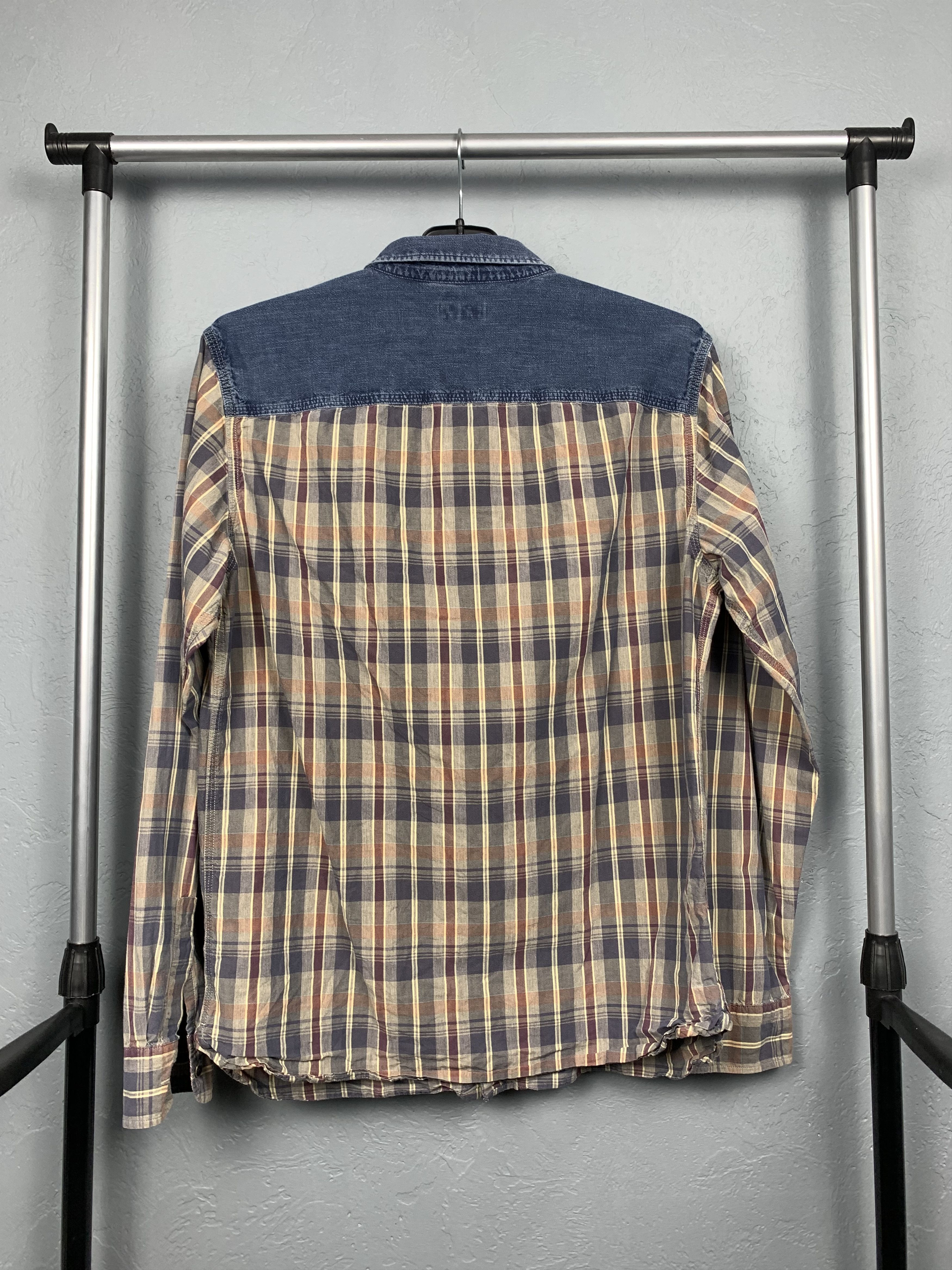 Allsaints × Vintage Allsaints Vintage Mens Hamura Long Sleeve Plaid Shirt Size US L / EU 52-54 / 3 - 6 Thumbnail