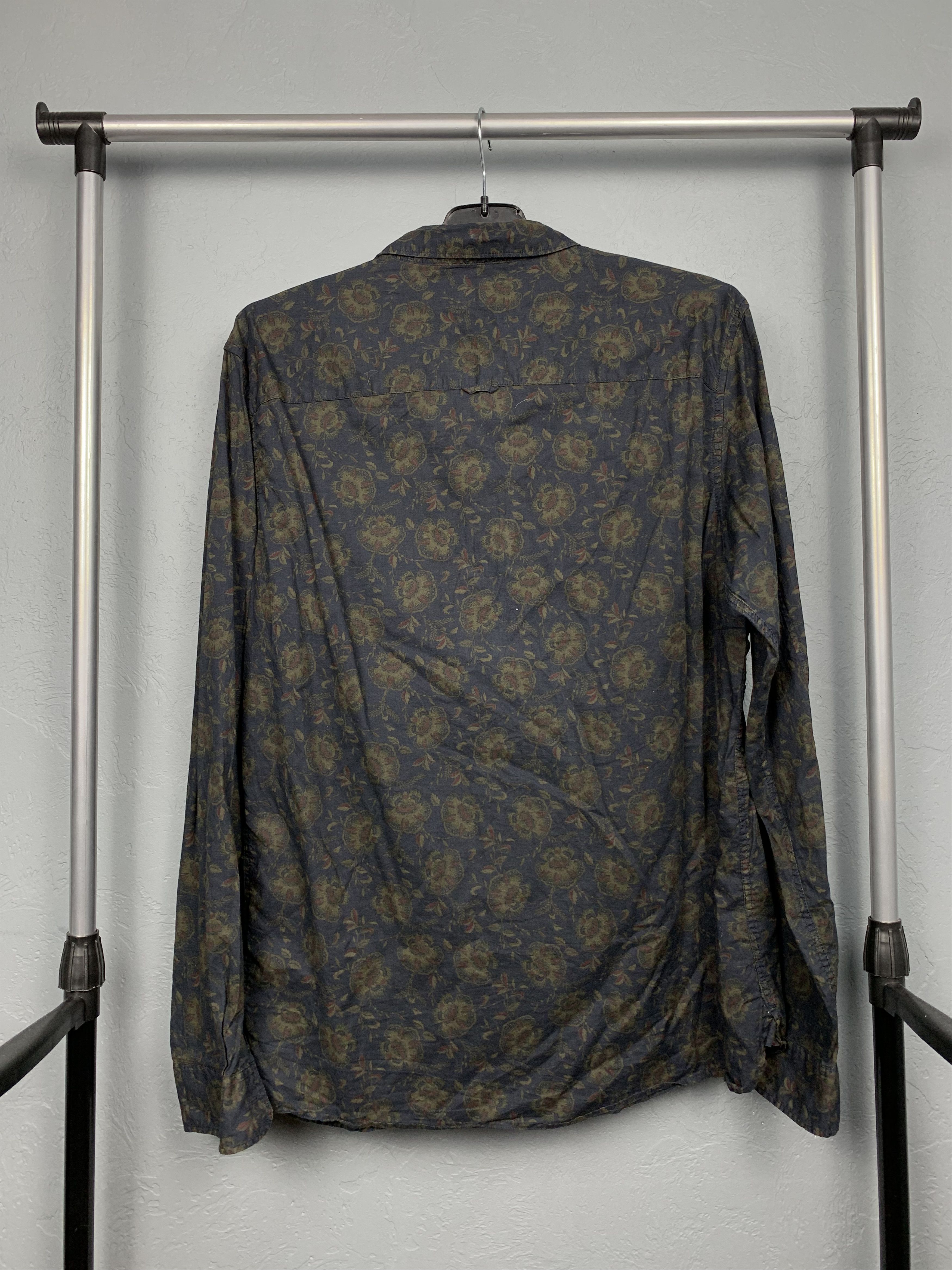 Allsaints Allsaints Ashbury Floral Print Mens Long Sleeve Shirt Size US L / EU 52-54 / 3 - 5 Thumbnail
