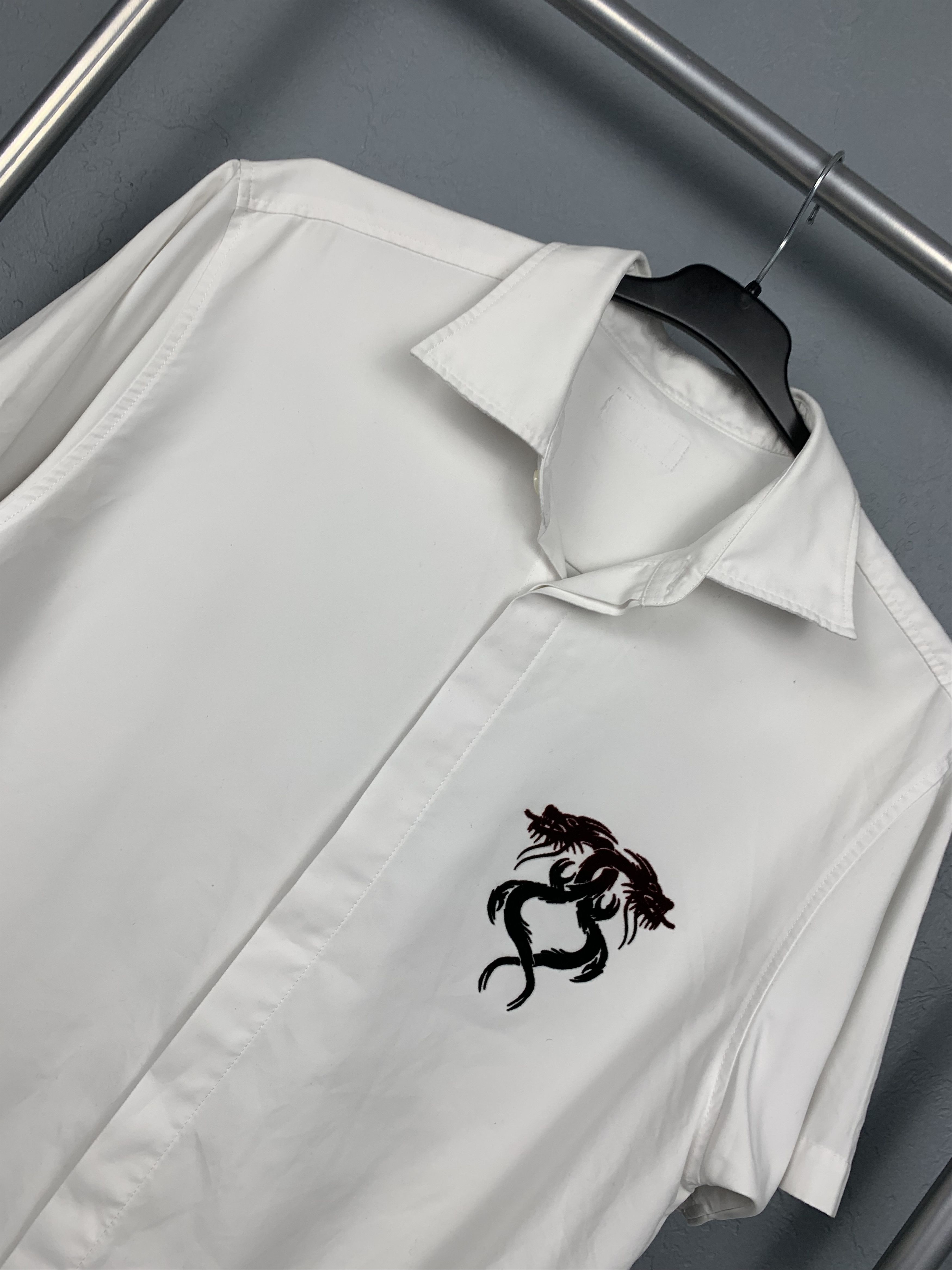 Japanese Brand Hawaiian Japanese Style Shirt Dragon Print Size US L / EU 52-54 / 3 - 4 Thumbnail