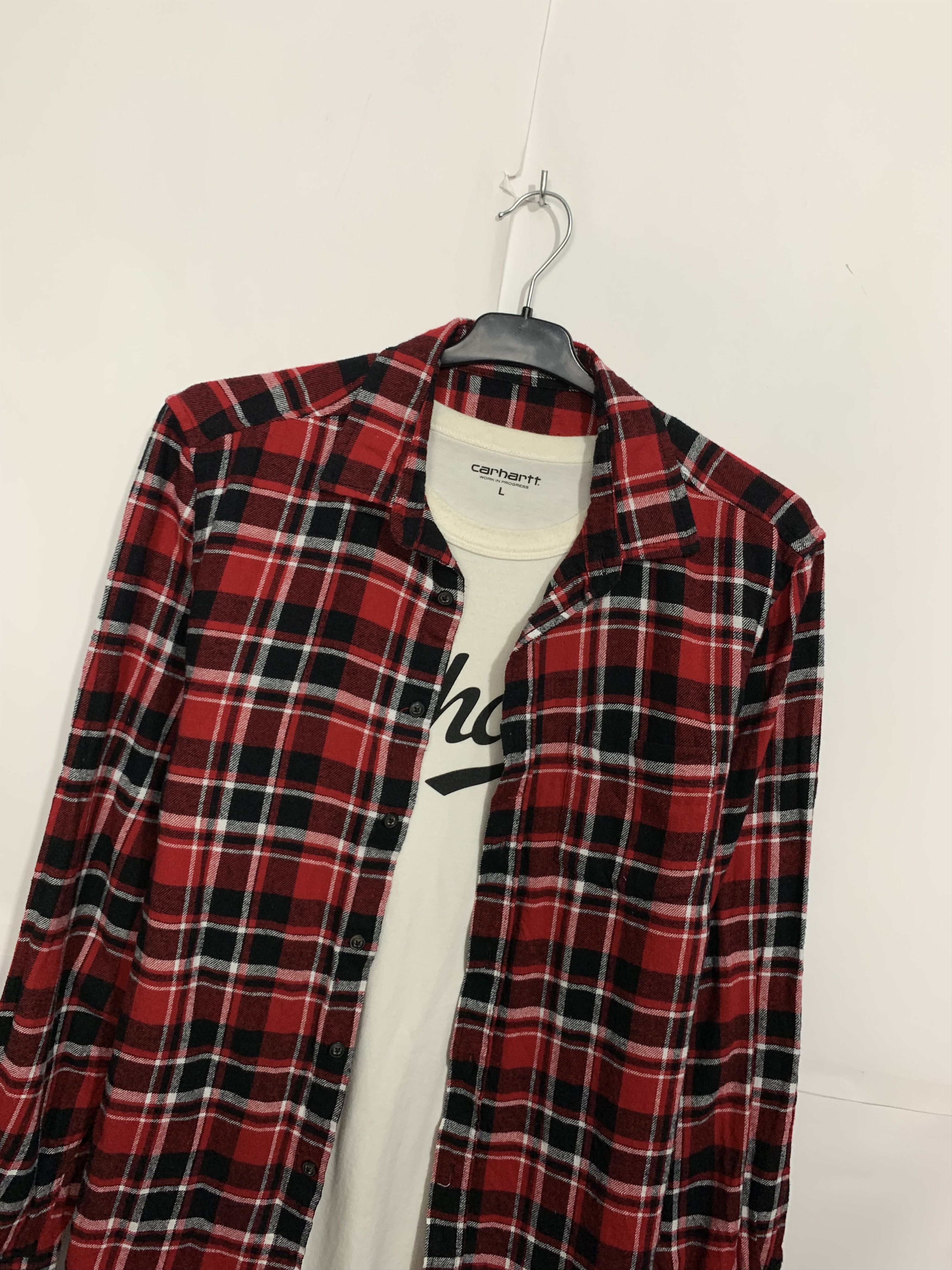 Flannel Vintage Flannel Plaid Shirt Travis style Size US M / EU 48-50 / 2 - 2 Thumbnail