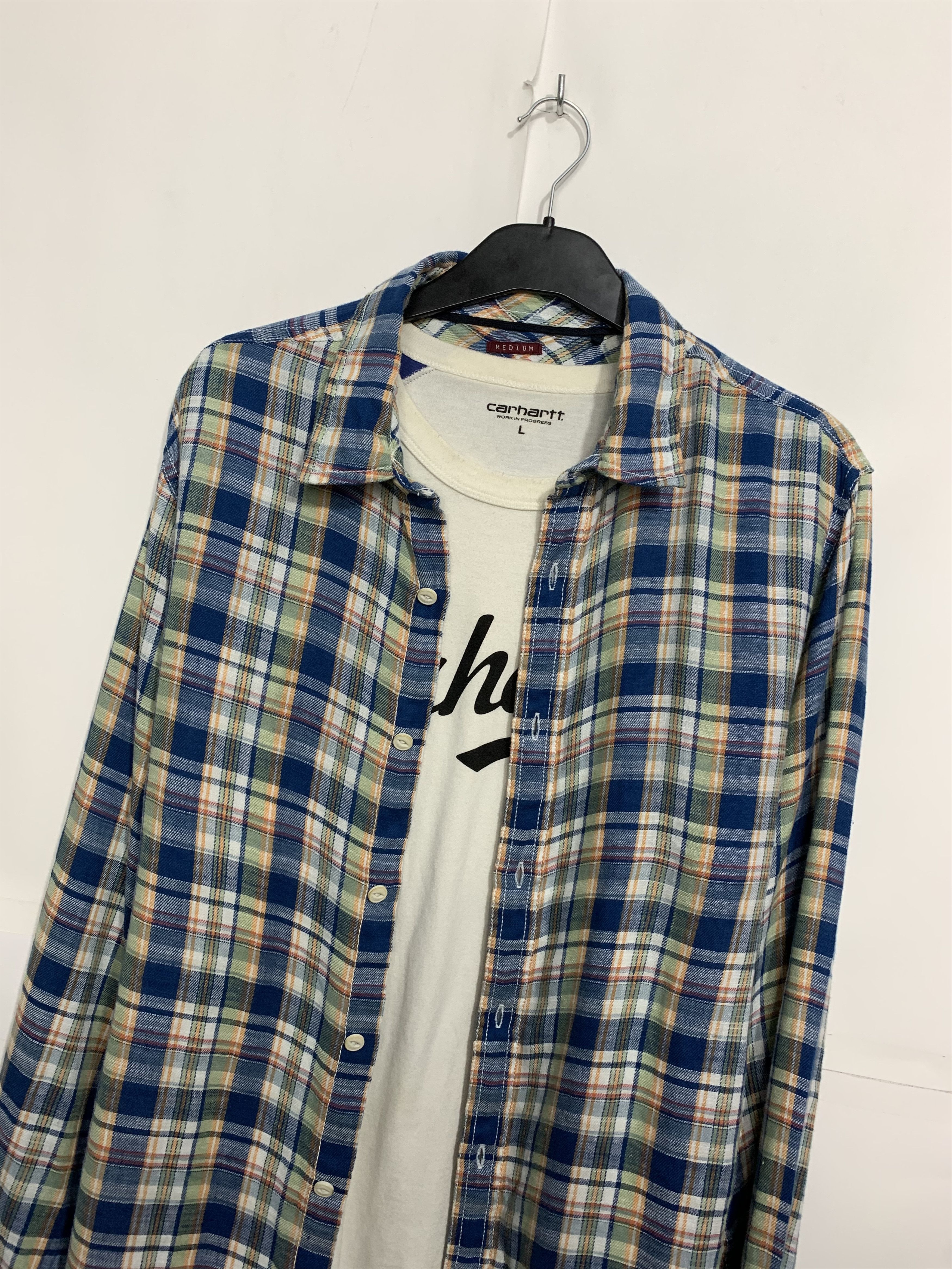Flannel Vintage Flannel Plaid Shirt Travis style Size US L / EU 52-54 / 3 - 2 Thumbnail
