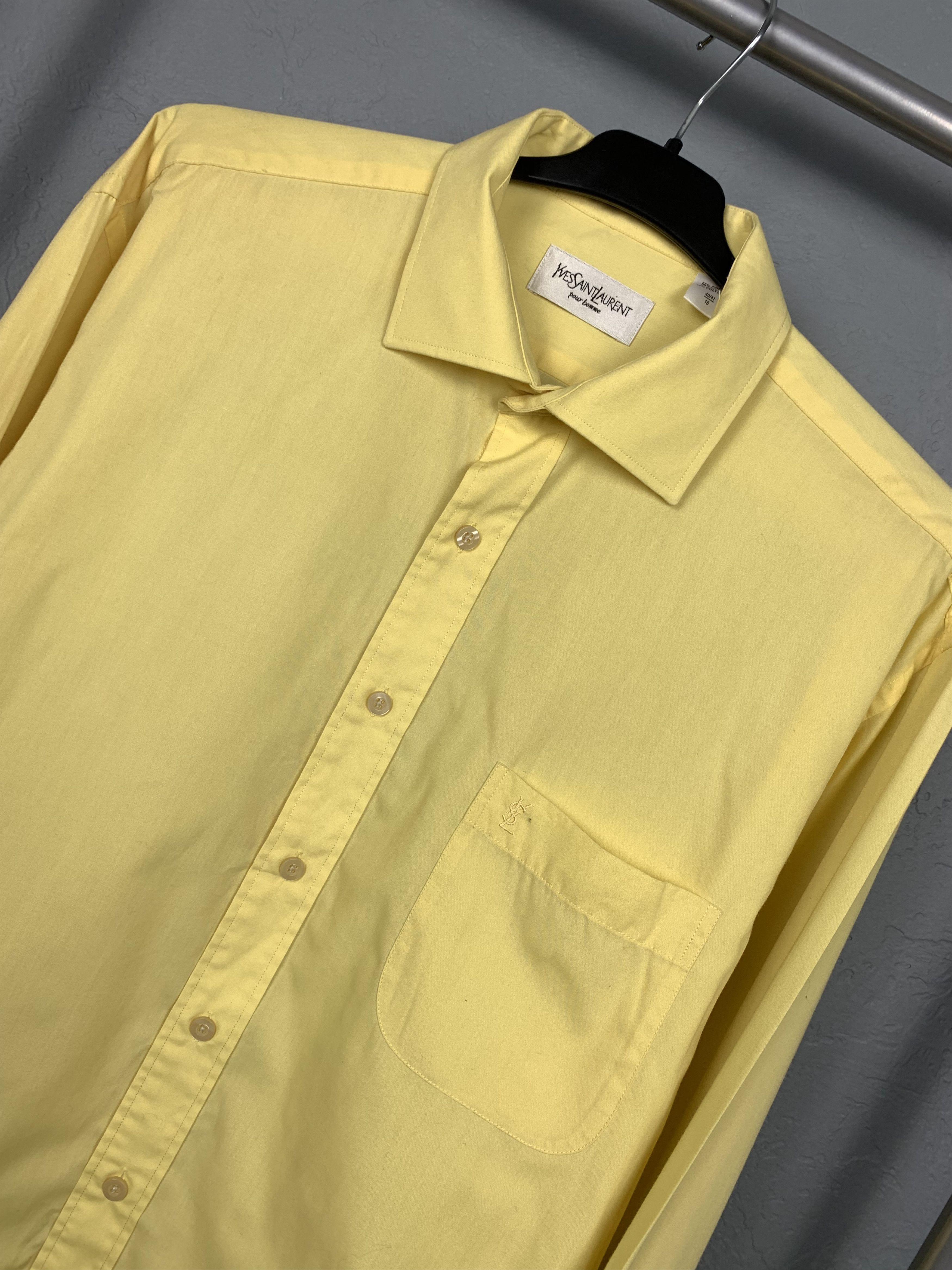 Yves Saint Laurent Yves Saint Laurent YSL mens long sleeve shirt Size US L / EU 52-54 / 3 - 2 Thumbnail