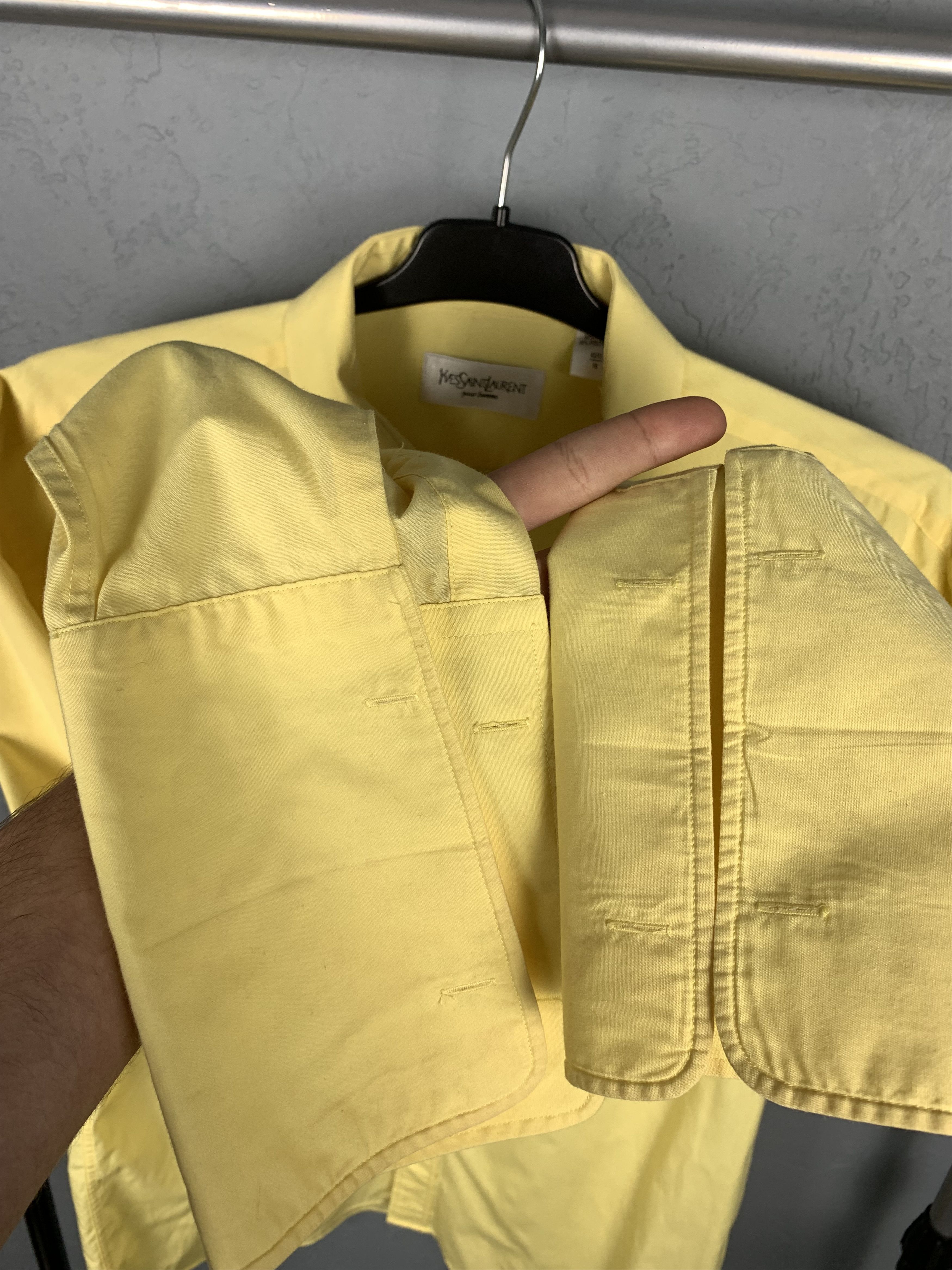 Yves Saint Laurent Yves Saint Laurent YSL mens long sleeve shirt Size US L / EU 52-54 / 3 - 4 Thumbnail