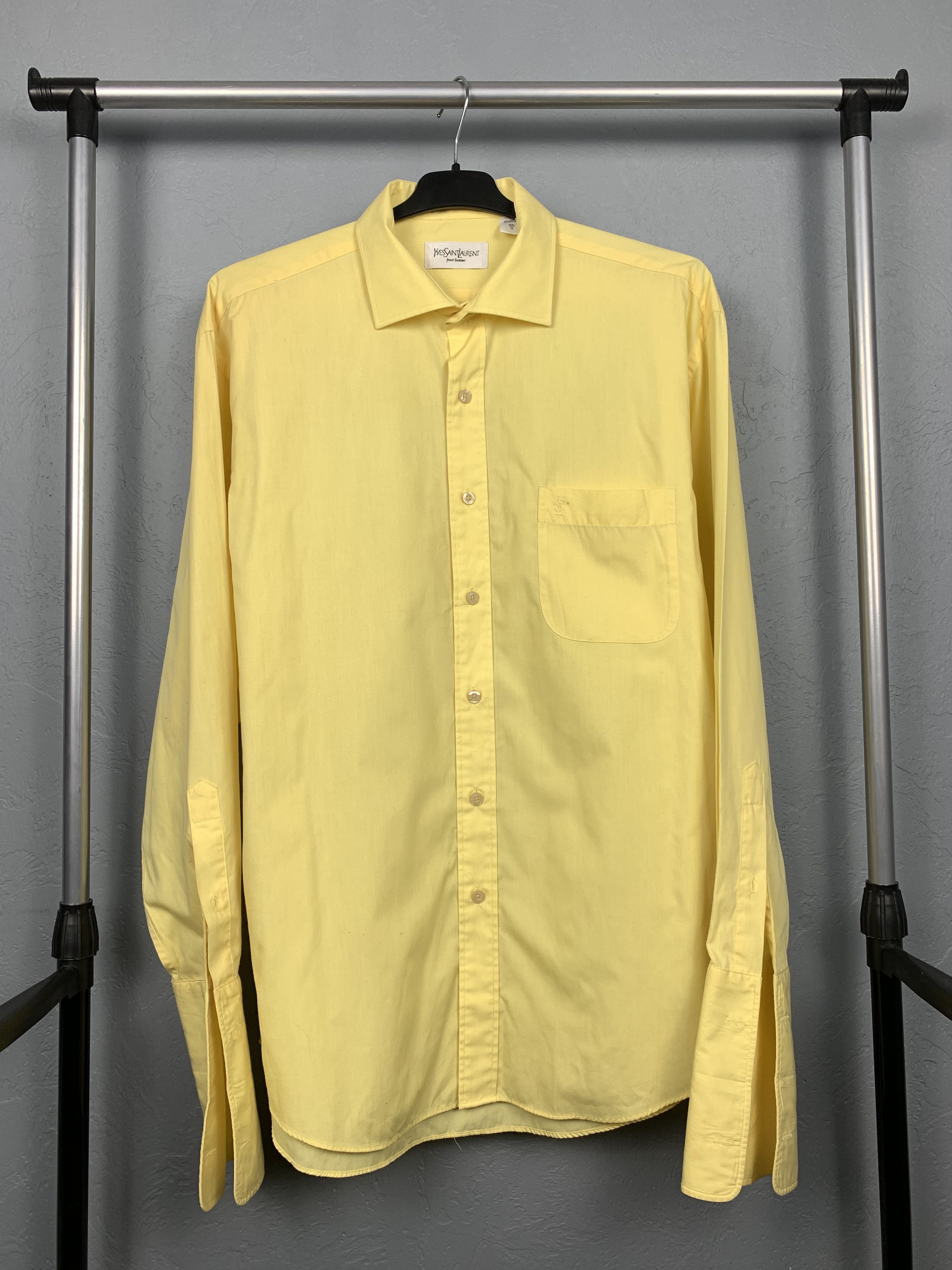Yves Saint Laurent Yves Saint Laurent YSL mens long sleeve shirt Size US L / EU 52-54 / 3 - 1 Thumbnail