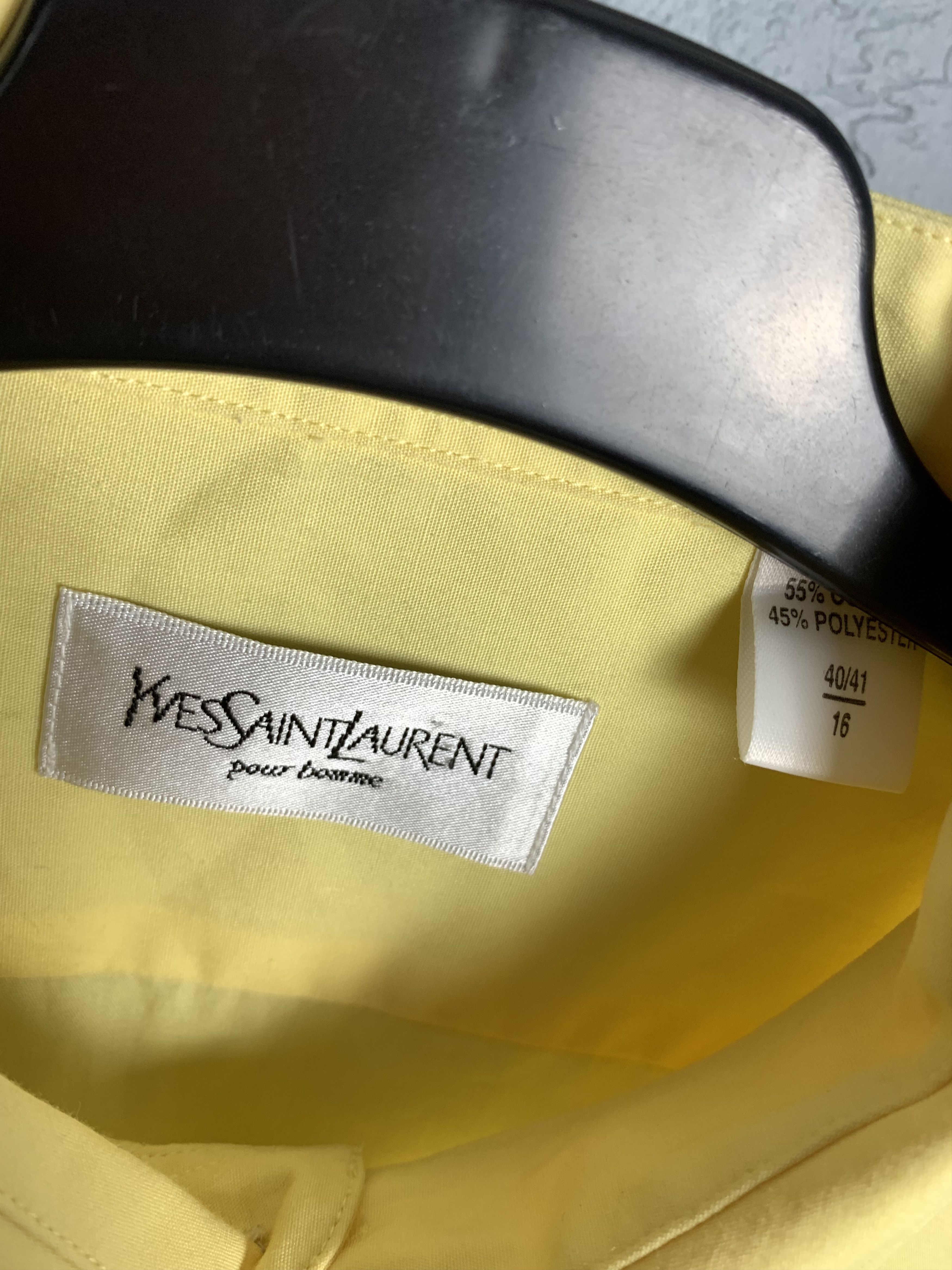Yves Saint Laurent Yves Saint Laurent YSL mens long sleeve shirt Size US L / EU 52-54 / 3 - 3 Thumbnail