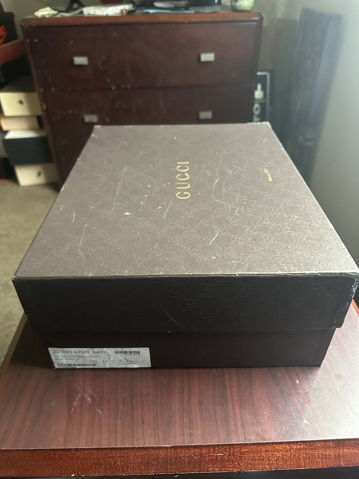Gucci Gucci Guccissima High-top Sneaker Red Size US 11.5 / EU 44-45 - 9 Thumbnail