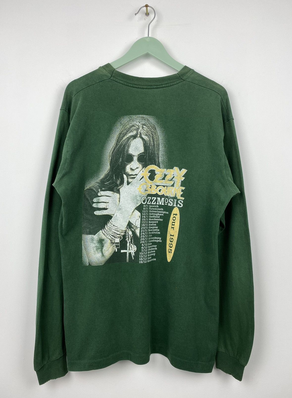 Band Tees Vintage Ozzy Osbourne Ozzmosis 1995 Long Sleeve Shirt Dio Size US M / EU 48-50 / 2 - 9 Thumbnail