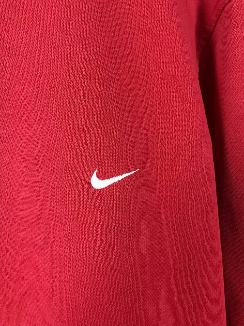 Nike × Vintage Nike swoosh streetwear vintage 1/4 zip sweatshirt Size US L / EU 52-54 / 3 - 3 Thumbnail