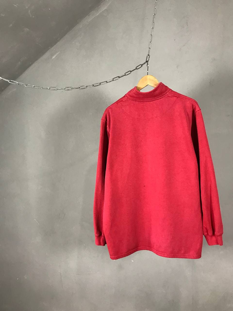 Nike × Vintage Nike swoosh streetwear vintage 1/4 zip sweatshirt Size US L / EU 52-54 / 3 - 8 Thumbnail