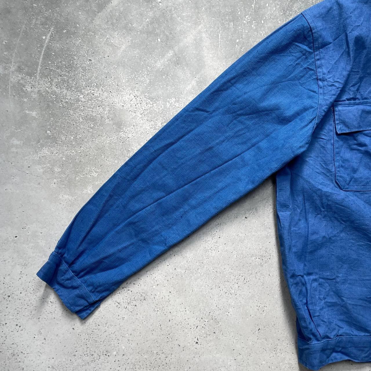 Other Vintage 80s Sanfor Work Jacket Front Pocket Blue Size 52 L Size US L / EU 52-54 / 3 - 17 Thumbnail