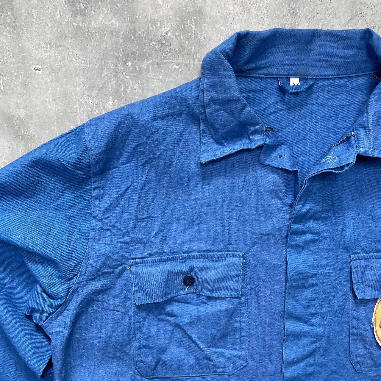 Other Vintage 80s Sanfor Work Jacket Front Pocket Blue Size 52 L Size US L / EU 52-54 / 3 - 8 Thumbnail