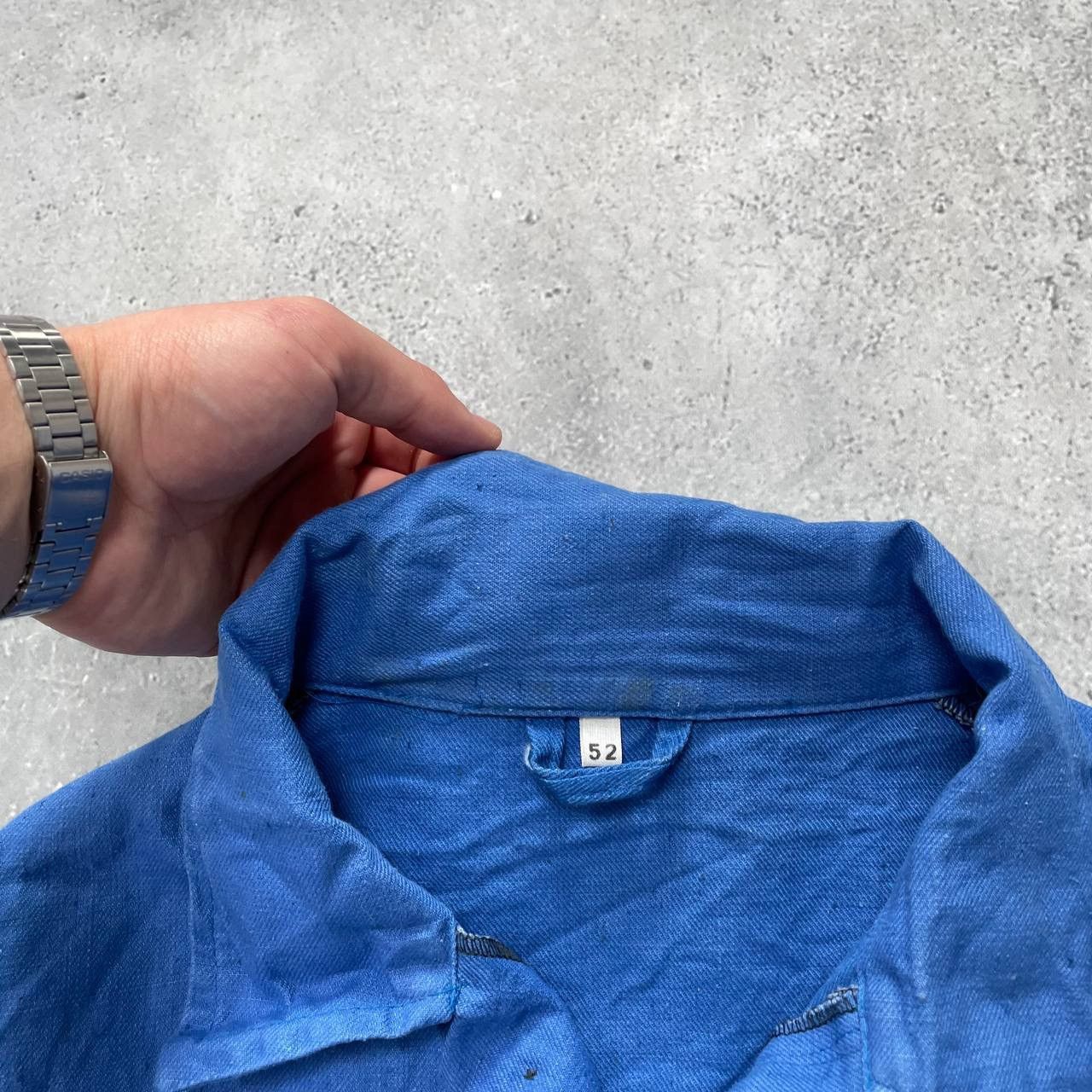 Other Vintage 80s Sanfor Work Jacket Front Pocket Blue Size 52 L Size US L / EU 52-54 / 3 - 6 Thumbnail