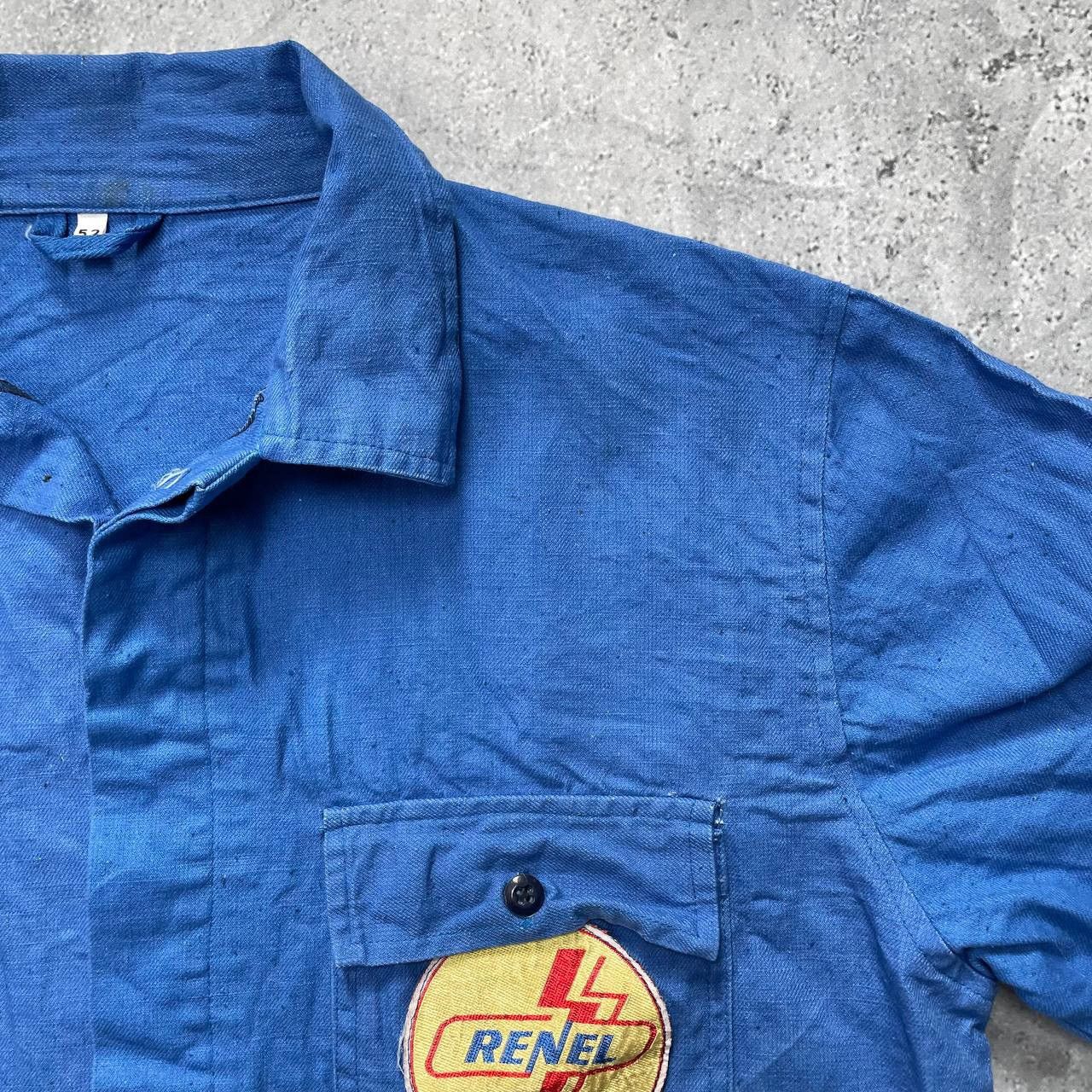 Other Vintage 80s Sanfor Work Jacket Front Pocket Blue Size 52 L Size US L / EU 52-54 / 3 - 10 Thumbnail