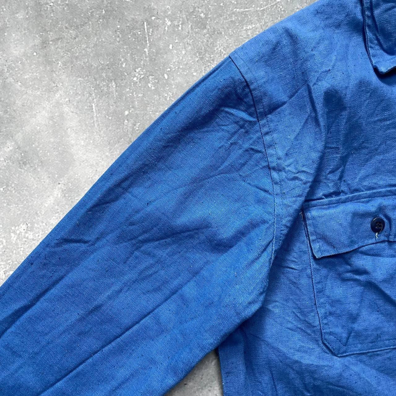 Other Vintage 80s Sanfor Work Jacket Front Pocket Blue Size 52 L Size US L / EU 52-54 / 3 - 18 Thumbnail