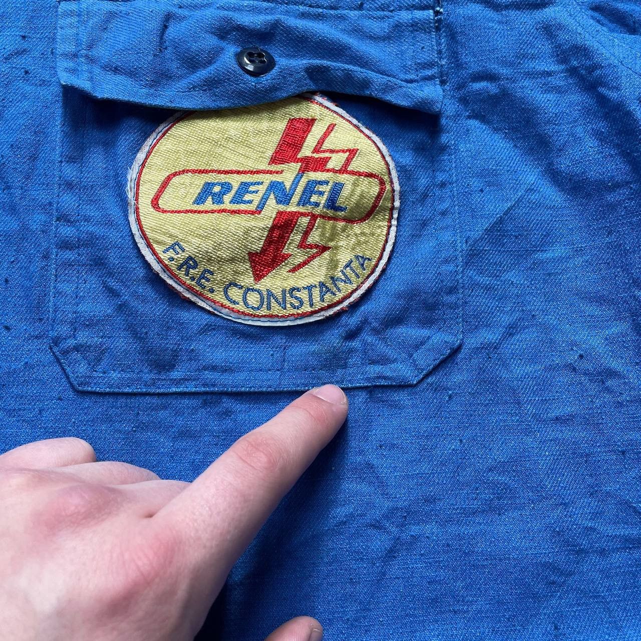 Other Vintage 80s Sanfor Work Jacket Front Pocket Blue Size 52 L Size US L / EU 52-54 / 3 - 13 Thumbnail