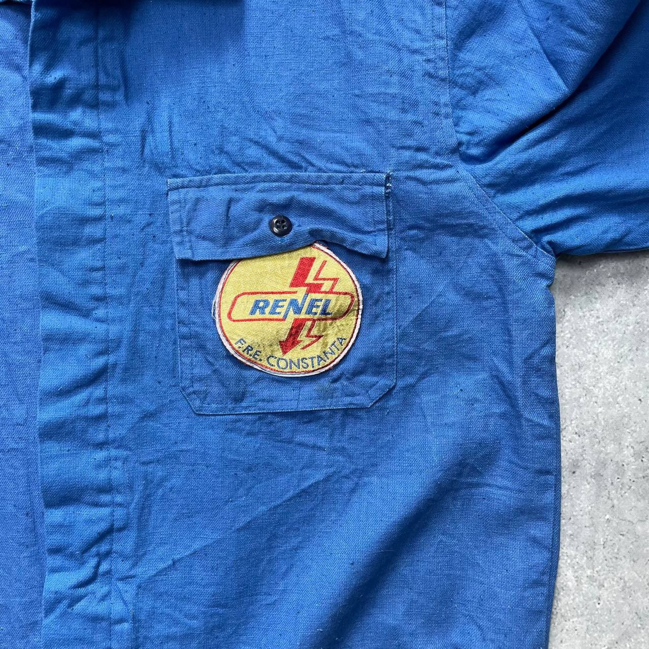 Other Vintage 80s Sanfor Work Jacket Front Pocket Blue Size 52 L Size US L / EU 52-54 / 3 - 12 Thumbnail