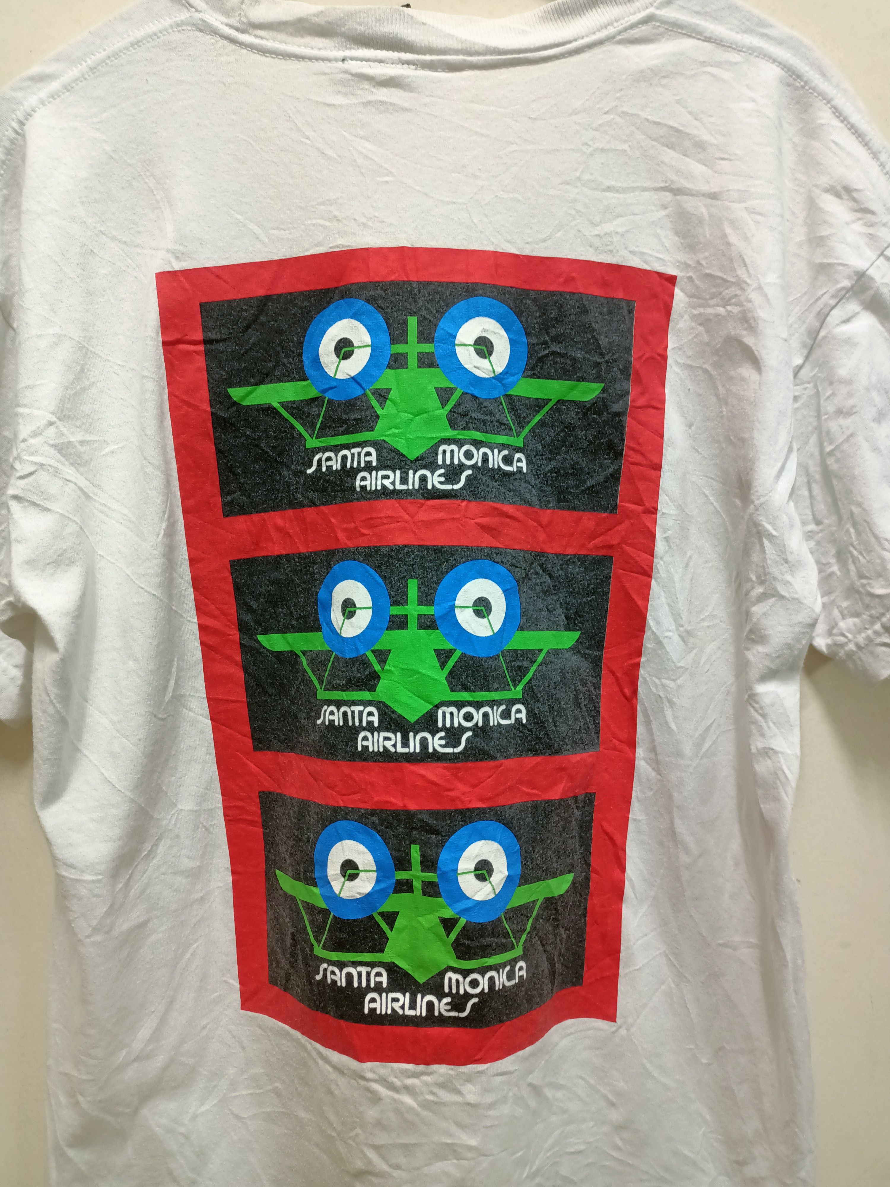 Vintage Vintage Santa Monica Airlines skateboards t-shirt Size US L / EU 52-54 / 3 - 2 Thumbnail