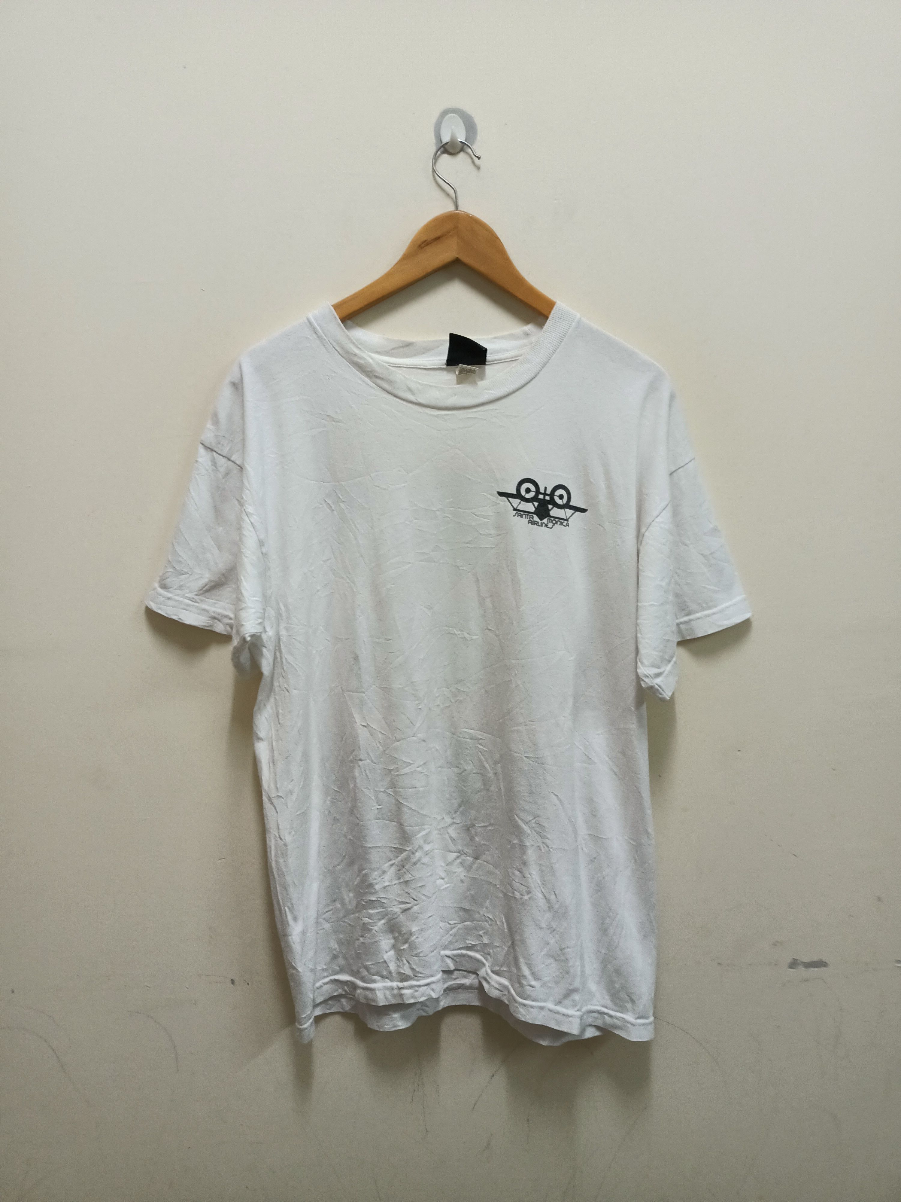 Vintage Vintage Santa Monica Airlines skateboards t-shirt Size US L / EU 52-54 / 3 - 3 Thumbnail
