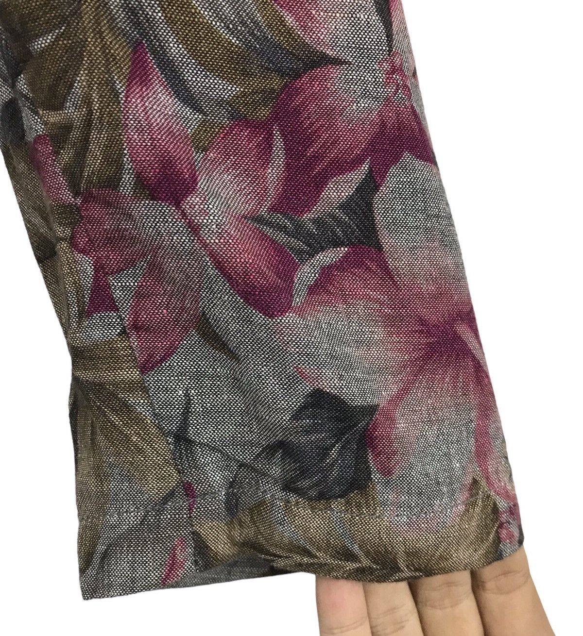 Japanese Brand BACK NUMBER PRINT FLORAL BLAZER Size US M / EU 48-50 / 2 - 8 Thumbnail