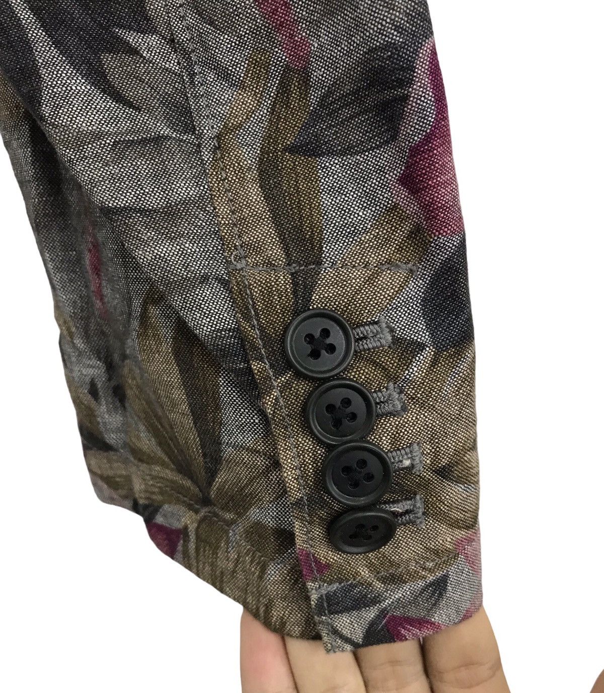 Japanese Brand BACK NUMBER PRINT FLORAL BLAZER Size US M / EU 48-50 / 2 - 9 Thumbnail