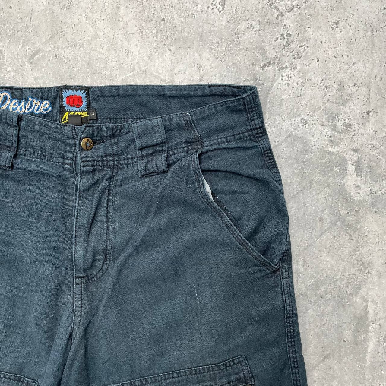 Other Vintage 2000s Mambo Front Pocket Shorts Faded Blue Size 32 Size US 32 / EU 48 - 4 Thumbnail