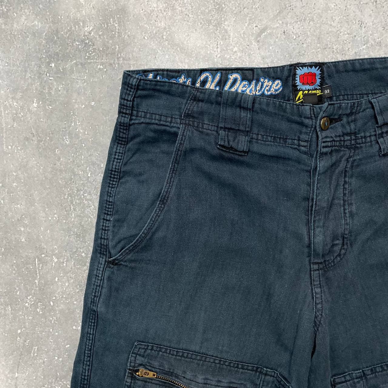 Other Vintage 2000s Mambo Front Pocket Shorts Faded Blue Size 32 Size US 32 / EU 48 - 3 Thumbnail