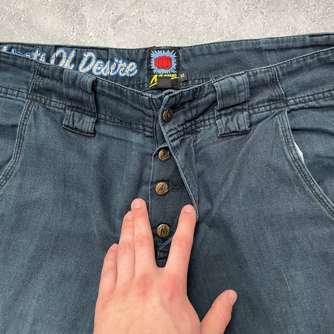 Other Vintage 2000s Mambo Front Pocket Shorts Faded Blue Size 32 Size US 32 / EU 48 - 6 Thumbnail