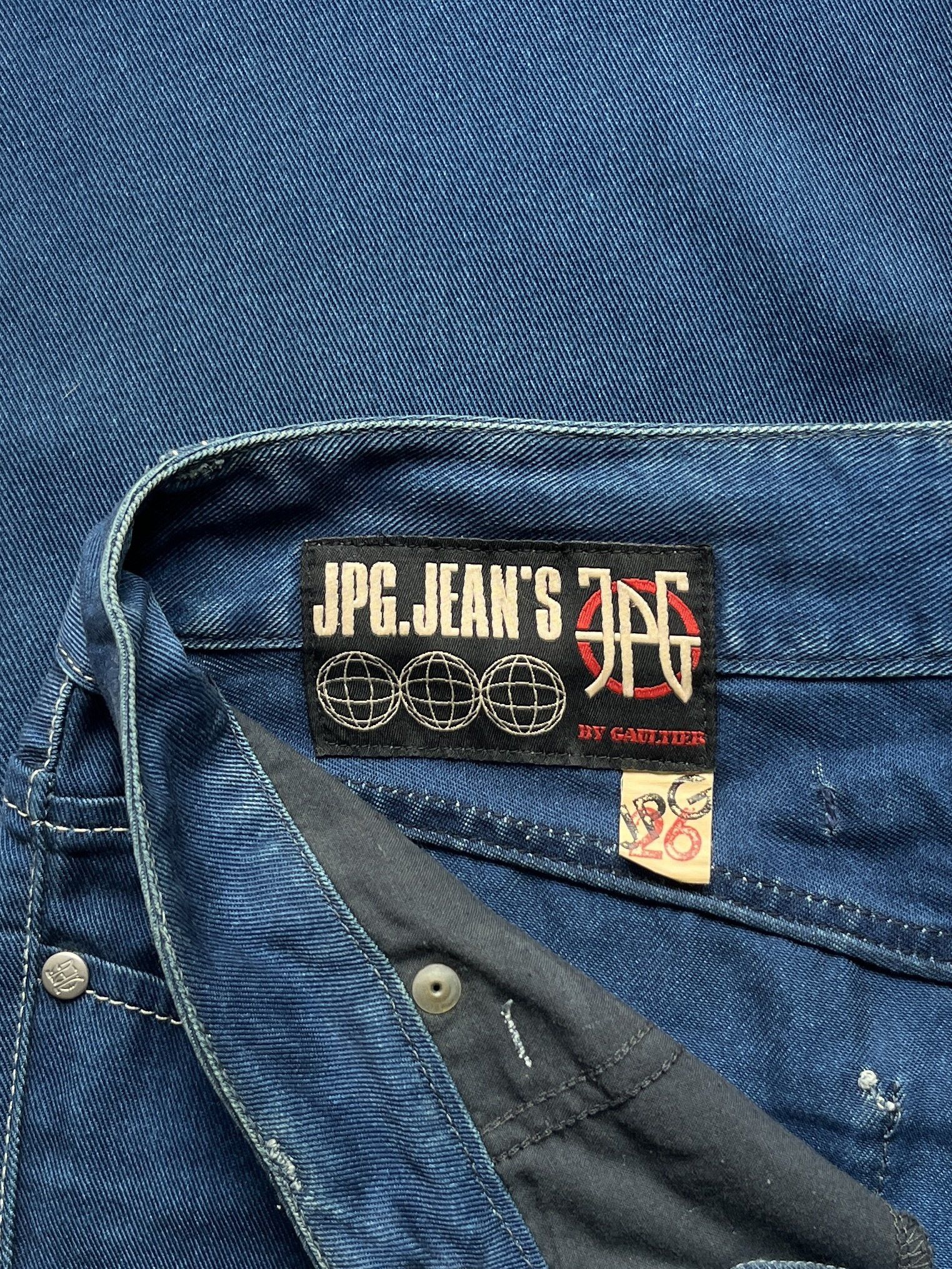 Jean Paul Gaultier ⚡️QUICK SALE⚡️1990's Jean Paul Gaultier Indigo Blue Jeans Size 26" / US 2 / IT 38 - 4 Thumbnail